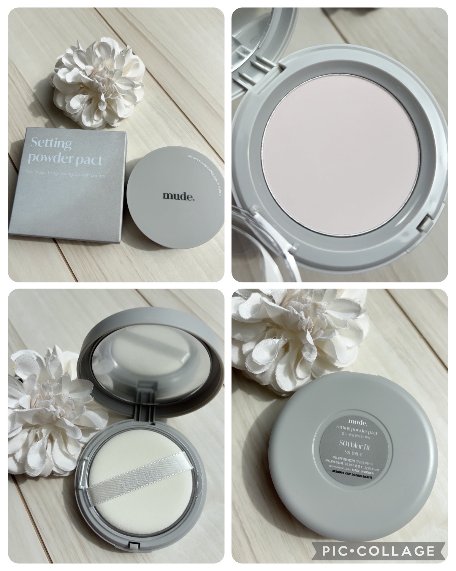 ミュードセッティングパウダーパクト/mude./プレストパウダーを使ったクチコミ（3枚目）