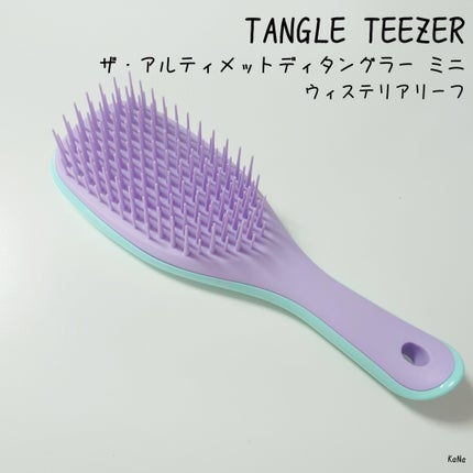 タングルティーザー ザ・アルティメットディタングラー ミニ ウィステリアリーフ/TANGLE TEEZER/ヘアブラシを使ったクチコミ(1枚目)