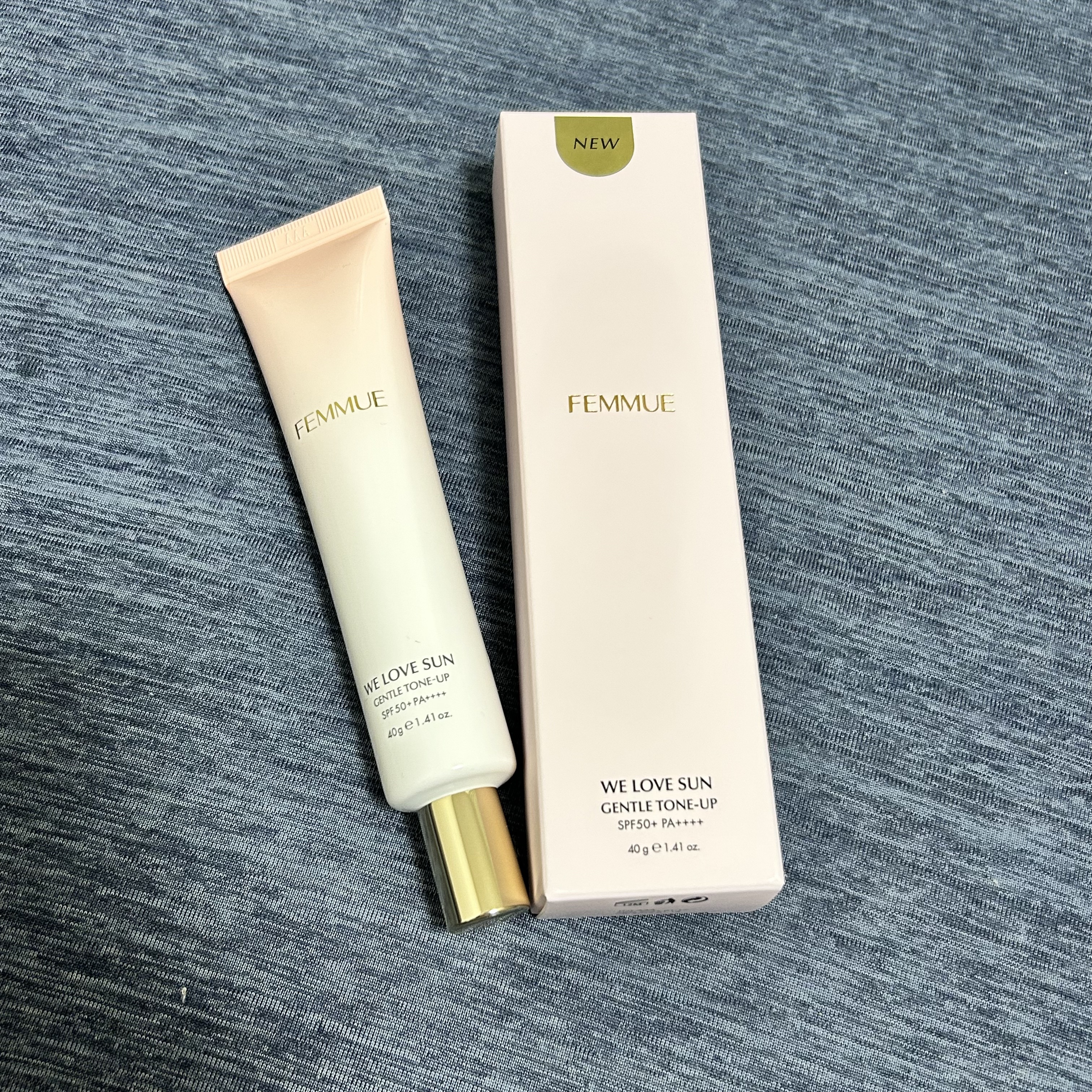 ウィーラブサン ジェントルトーンアップ UVクリーム/FEMMUE/日焼け止めクリームを使ったクチコミ（1枚目）