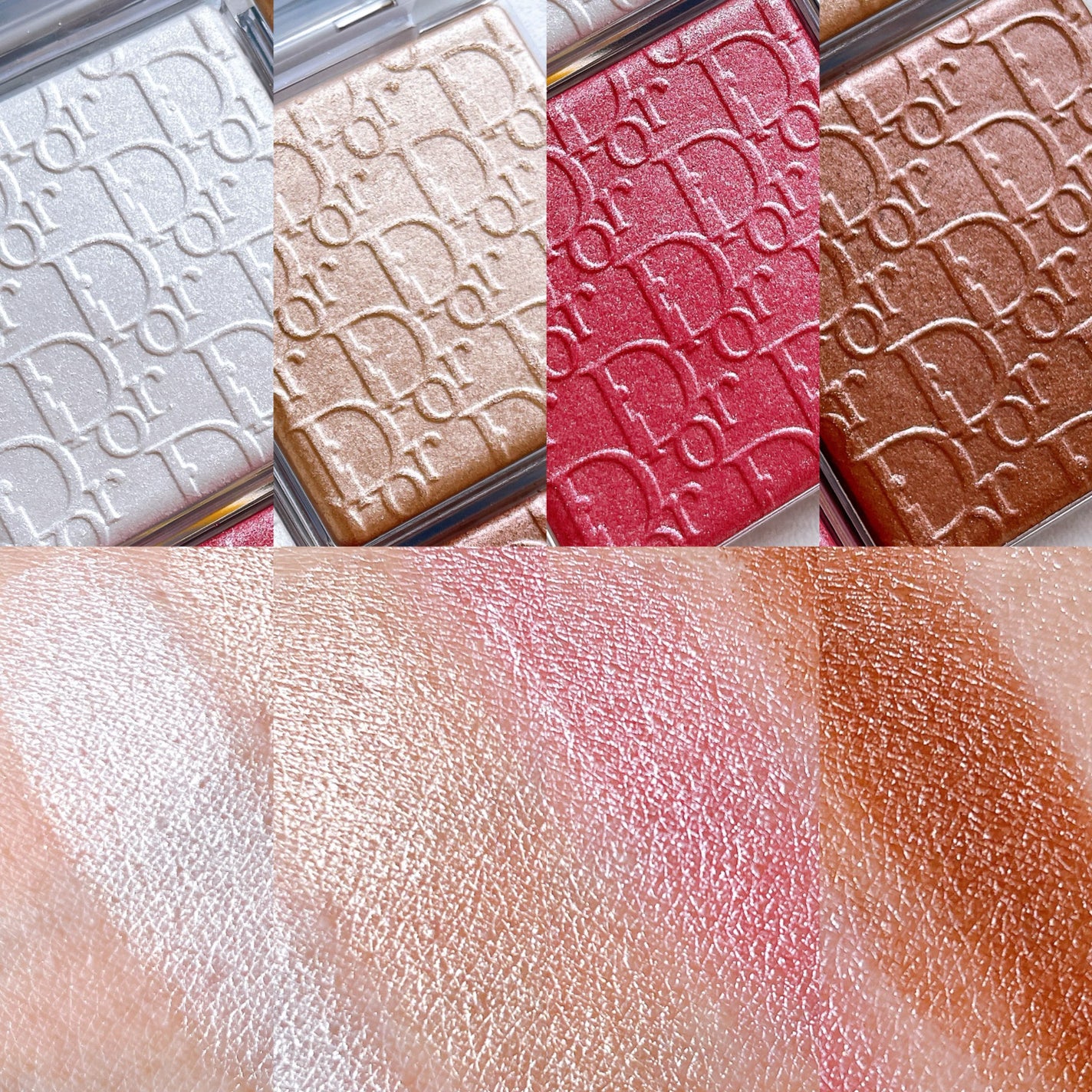 ディオール バックステージ フェイス グロウ パレット/Dior/ハイライトを使ったクチコミ(4枚目)