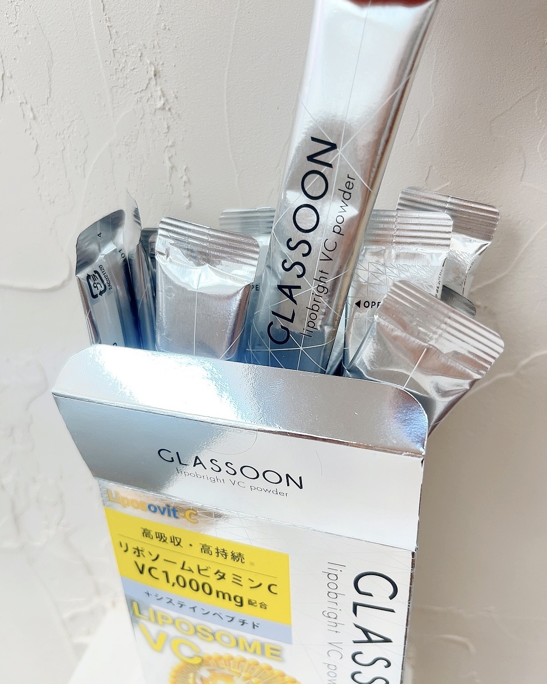 グラスーン　リポブライト　ＶＣパウダー/GLASSOON/美容サプリメントを使ったクチコミ（2枚目）
