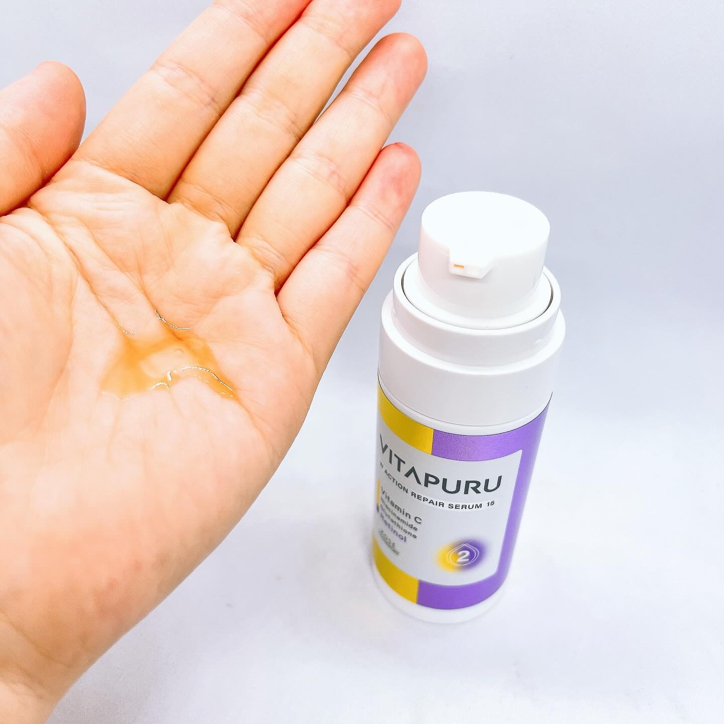 ビタプル ダブルアクション リペアセラム 15/VITAPURU/美容液を使ったクチコミ（2枚目）