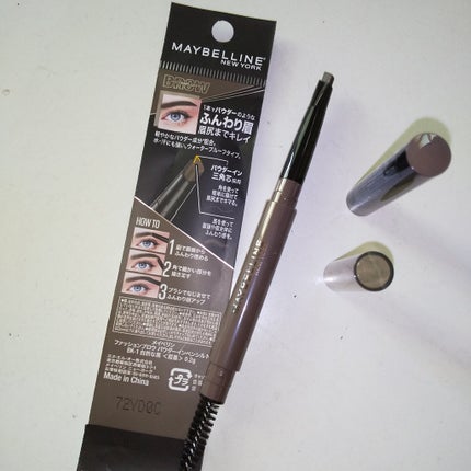 ファッションブロウ パウダーインペンシル N/MAYBELLINE NEW YORK/アイブロウペンシルを使ったクチコミ(3枚目)