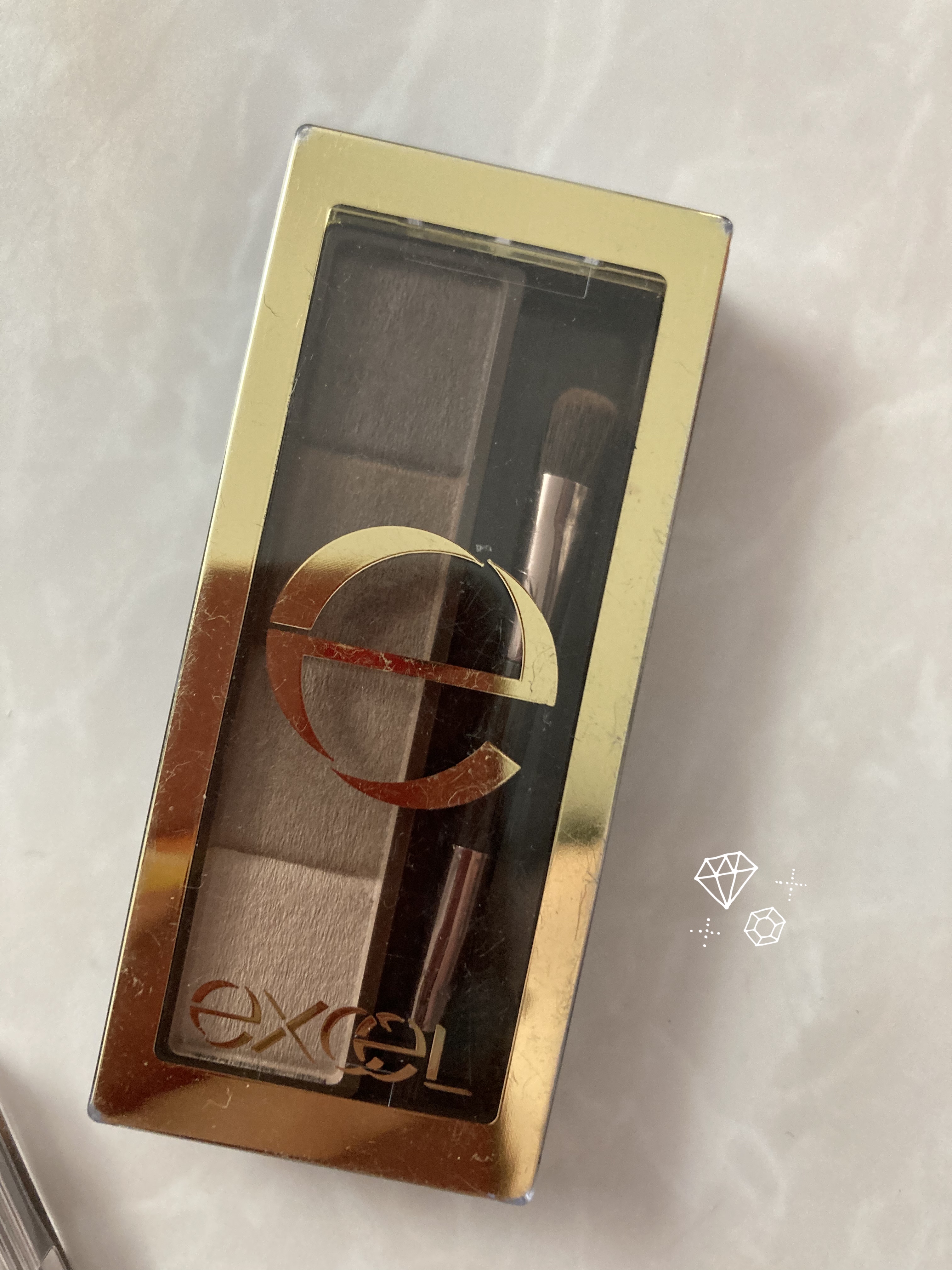 スタイリング パウダーアイブロウ/excel/パウダーアイブロウを使ったクチコミ（1枚目）