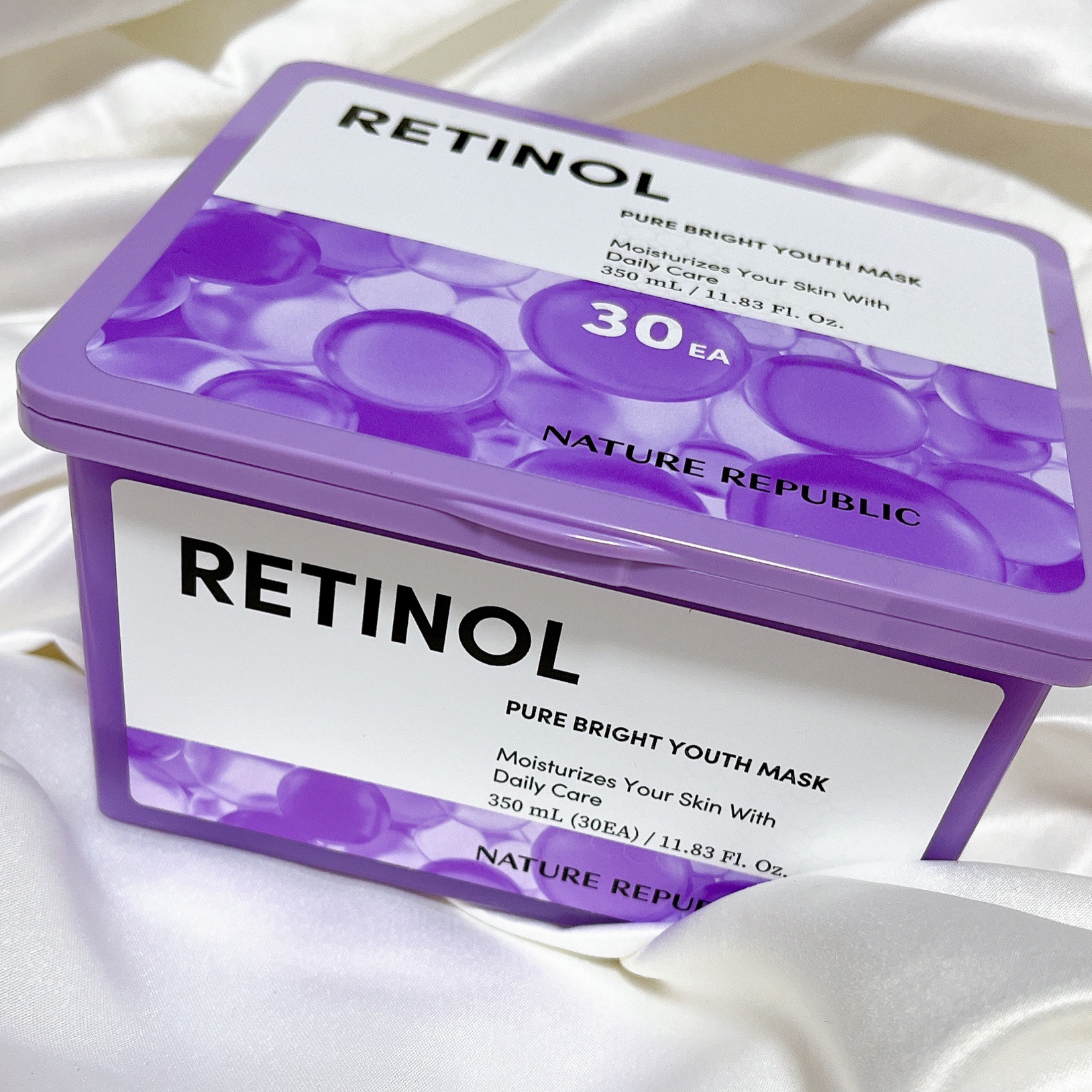レチノールピュアブライトユースマスク30枚入/ネイチャーリパブリック/シートマスク・パックを使ったクチコミ（1枚目）