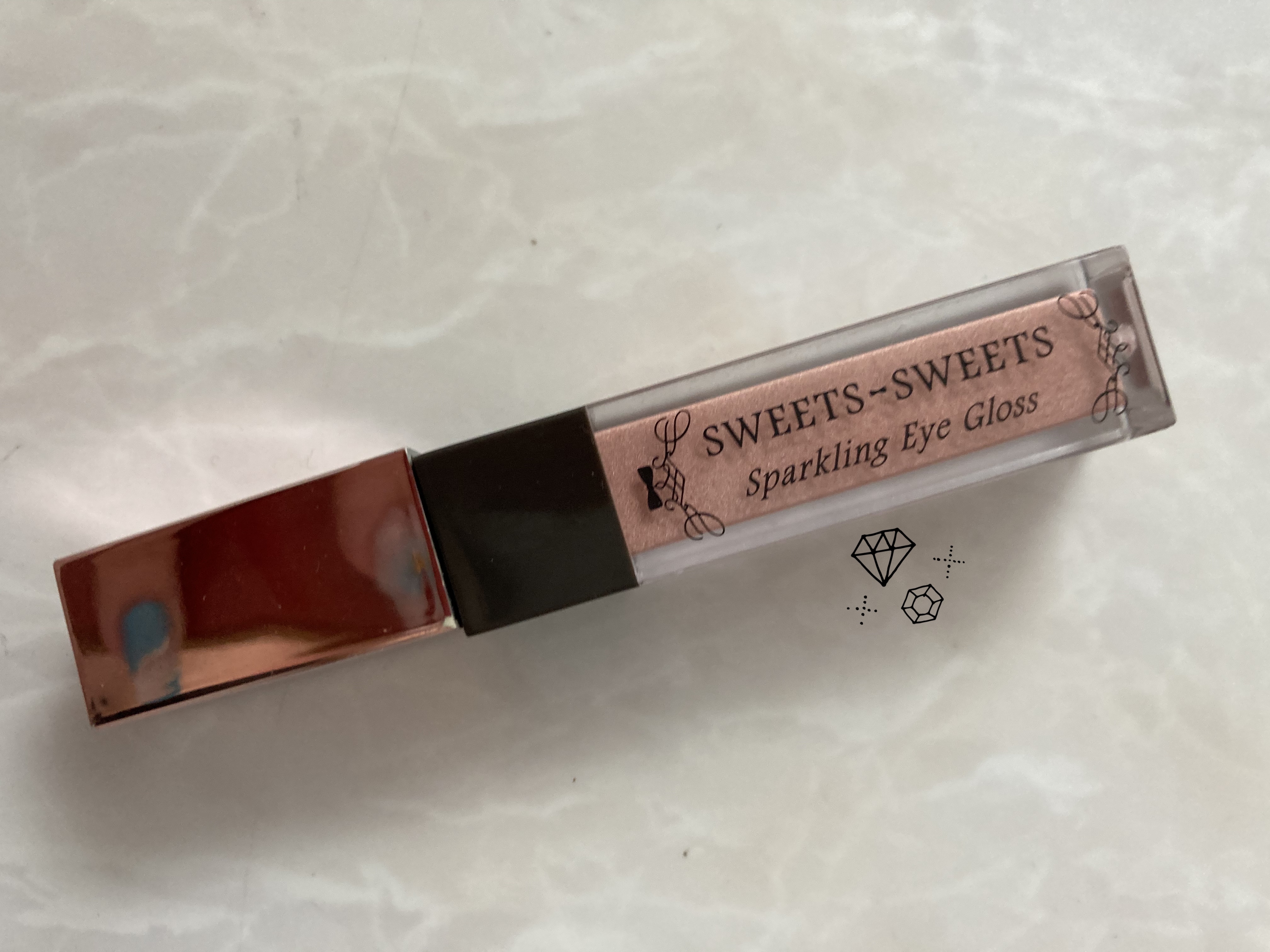 スパークリングアイグロス/スウィーツ スウィーツ/リキッドアイシャドウを使ったクチコミ（1枚目）