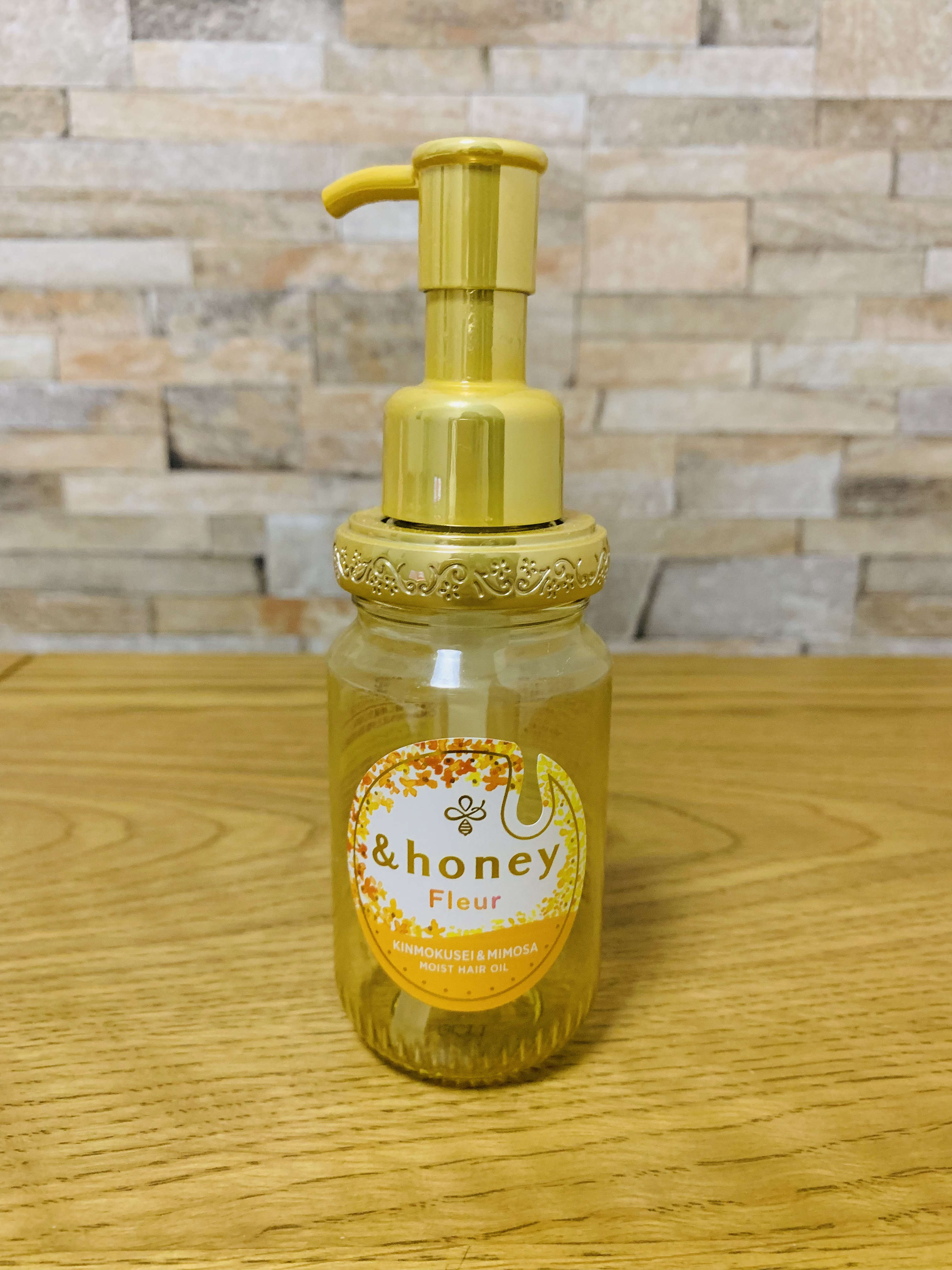 アンドハニー フルール ヘアオイル3.0 オレンジ＆イエロー/&honey/ヘアオイルを使ったクチコミ（1枚目）