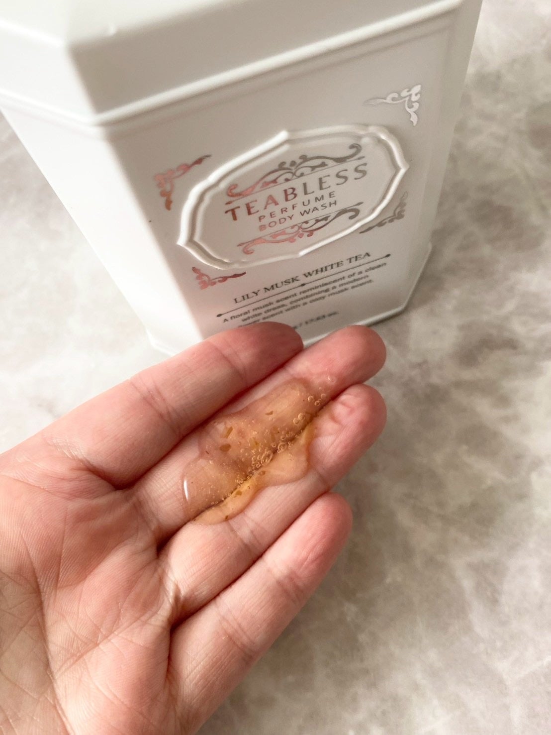 パフュームボディウォッシュ リリームスクホワイトティー/TEABLESS/ボディソープを使ったクチコミ(3枚目)
