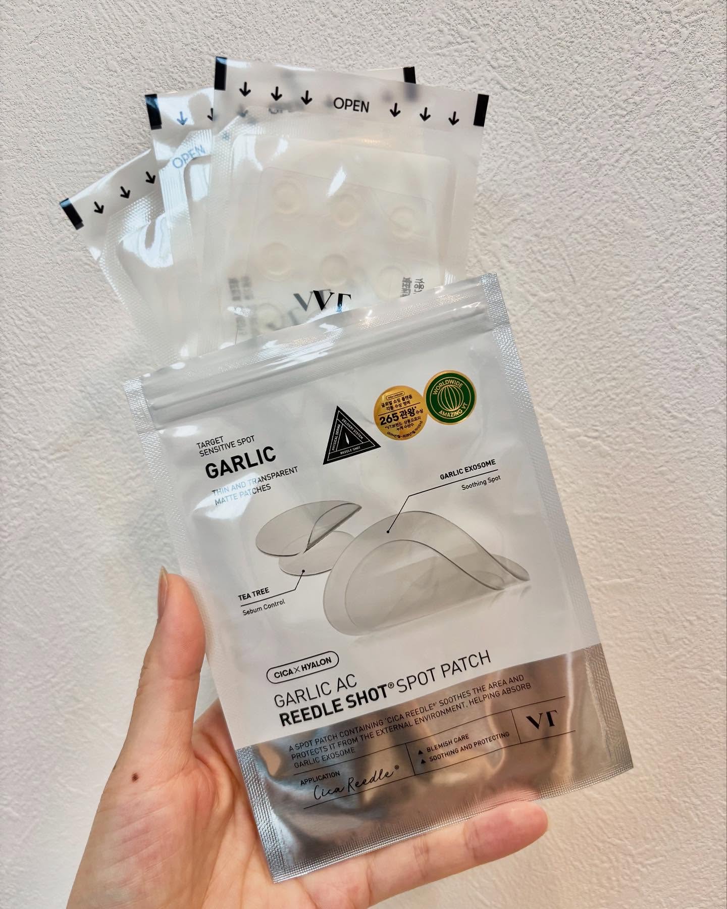 ガーリック リードルショット スポットパッチ/VT/その他スキンケアを使ったクチコミ（2枚目）