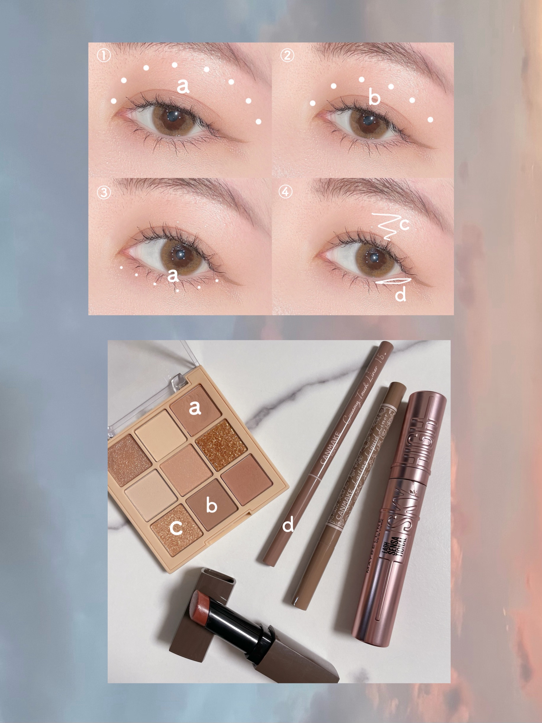 ラスティングリキッドライナー/キャンメイク/リキッドアイライナーを使ったクチコミ（2枚目）