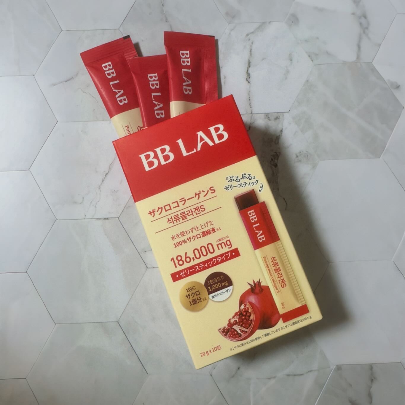 BBLAB ザクロコラーゲンS/Nutrione/食品を使ったクチコミ（1枚目）