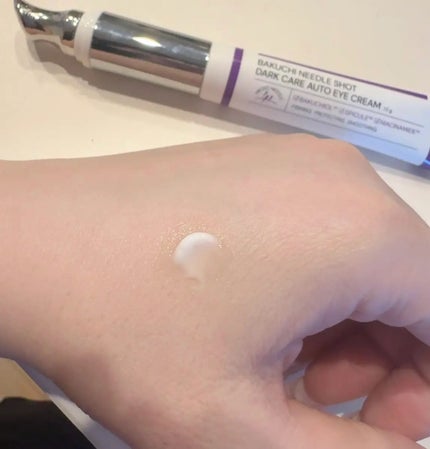 BAKUCHI NEEDLE SHOT DARK CARE AUTO EYE CREAM/LIALUSTER/アイケア・アイクリームを使ったクチコミ(2枚目)