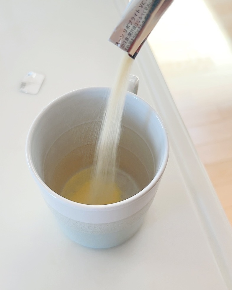 グラスーン　リポブライト　ＶＣパウダー/GLASSOON/美容サプリメントを使ったクチコミ（3枚目）