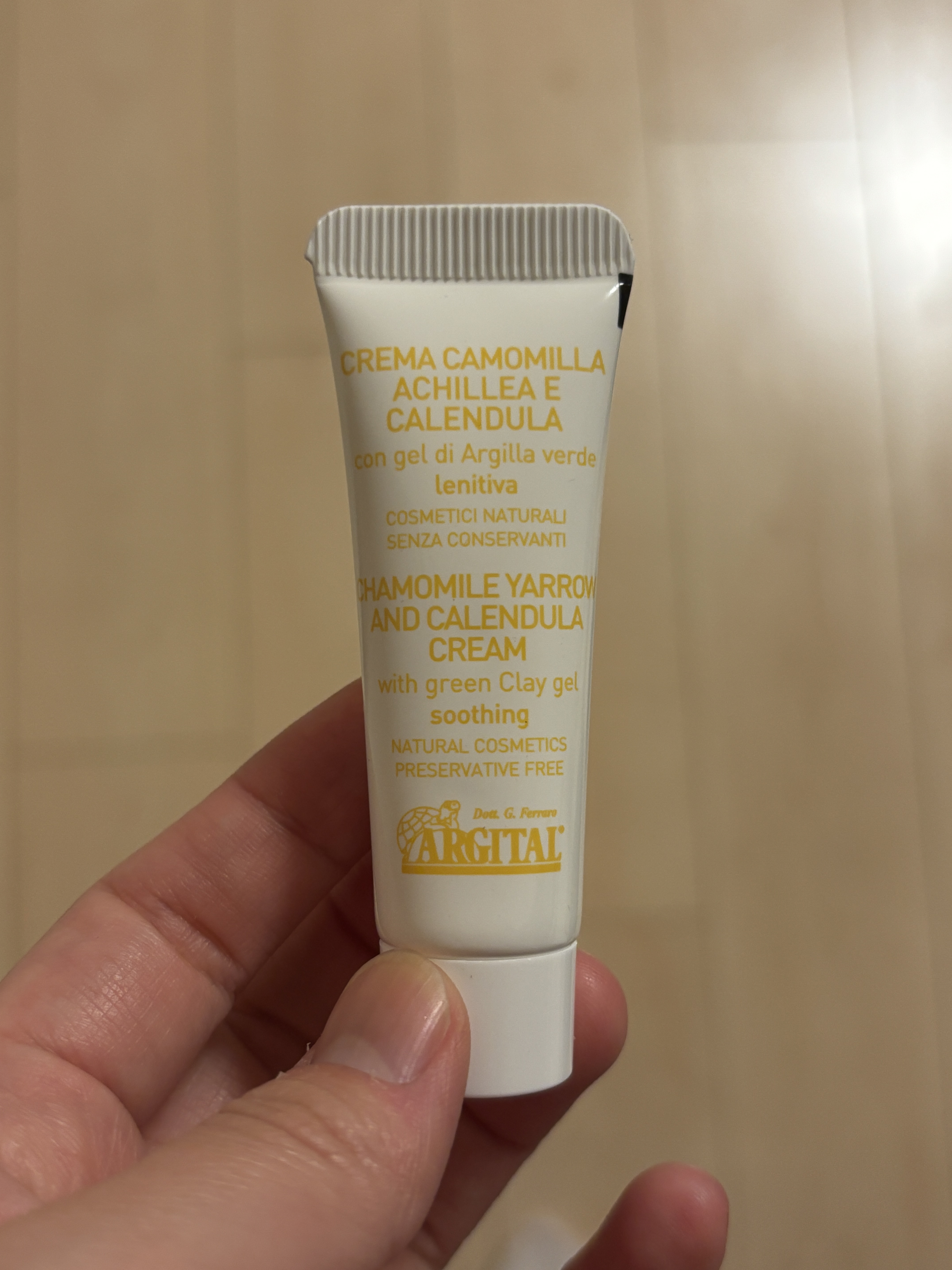 ブライトモイスチャライジング カモミールクリーム/ARGITAL/フェイスクリームを使ったクチコミ（1枚目）