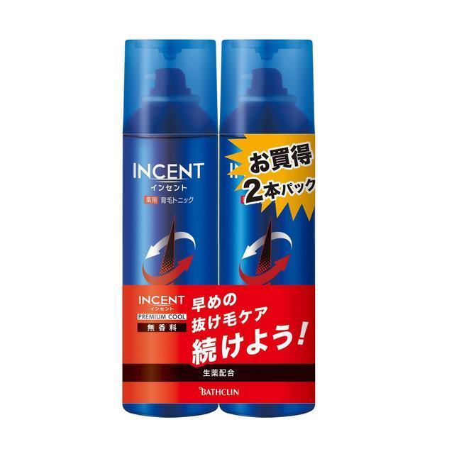 インセント薬用育毛トニック 無香料 プレミアムクール 190g×2本パック