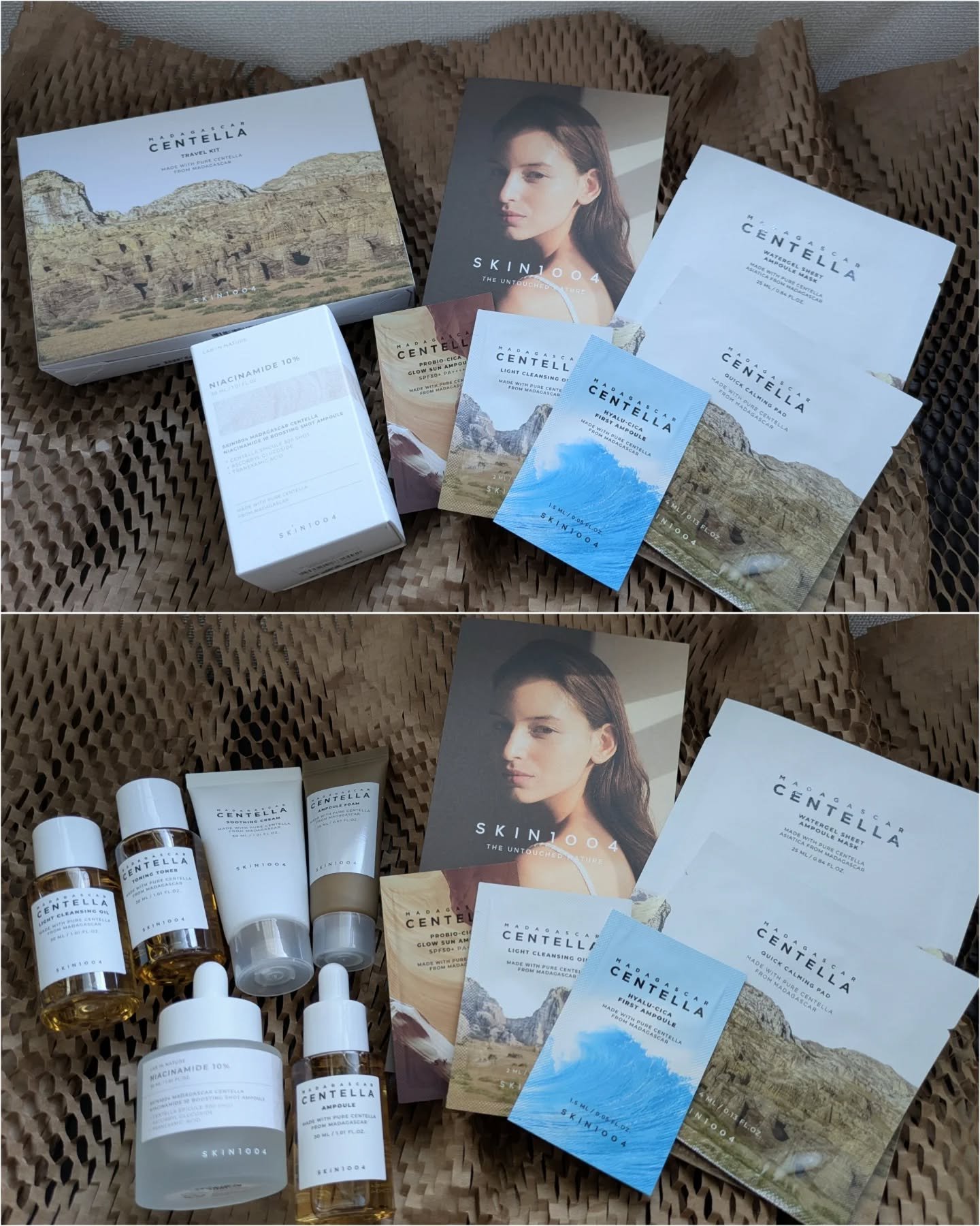 センテラ トラベルキット/SKIN1004/トライアルキットを使ったクチコミ（1枚目）