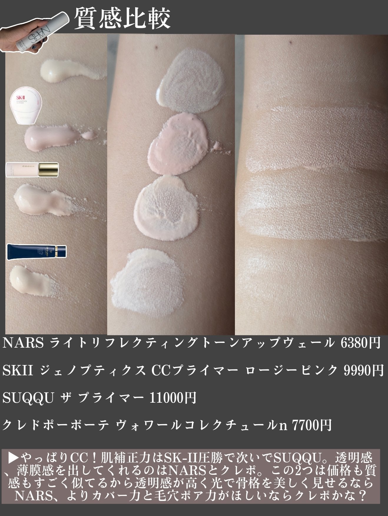 ヴォワールコレクチュールn/クレ・ド・ポー ボーテ/化粧下地を使ったクチコミ(2枚目)