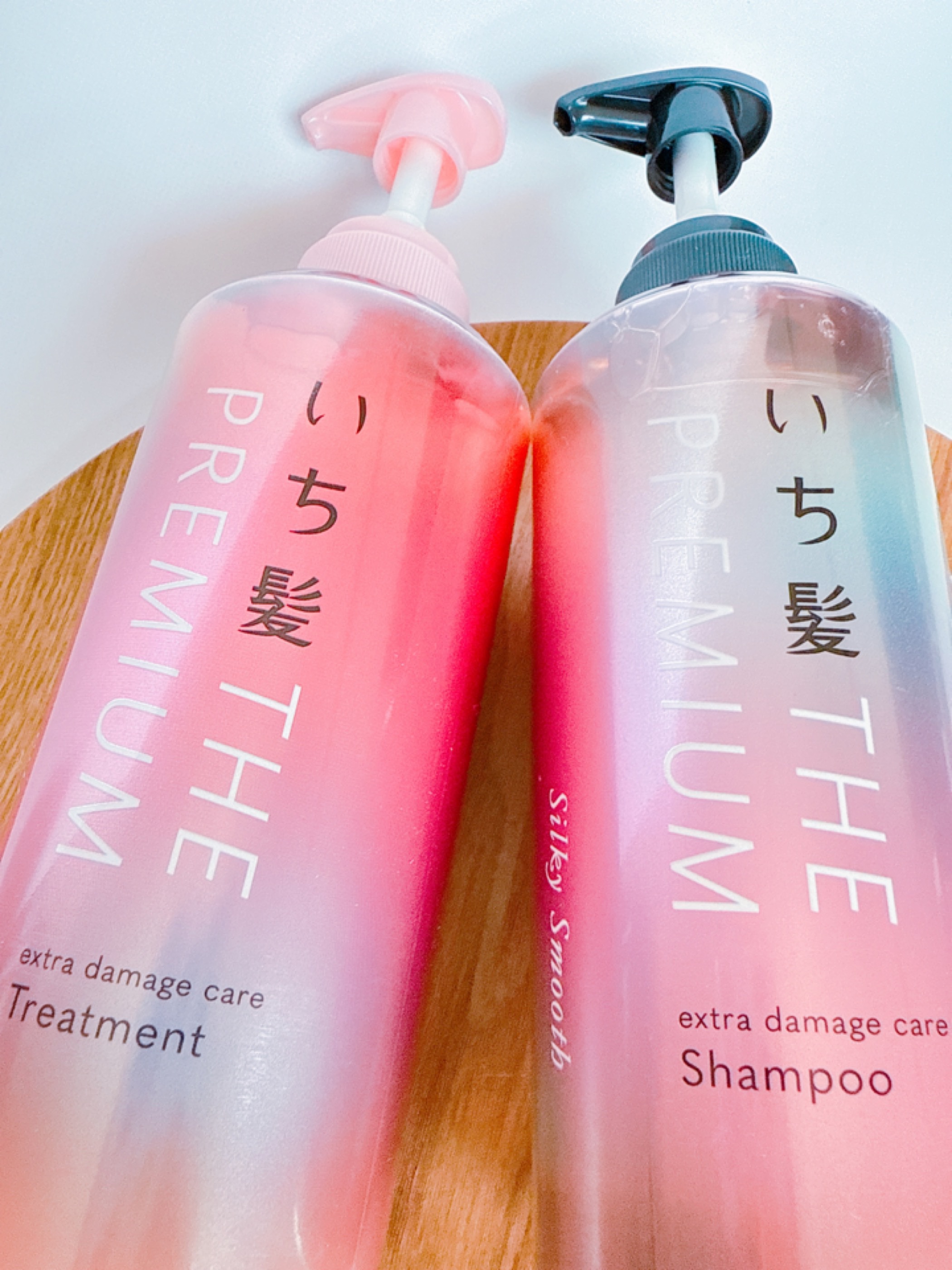 THE PREMIUM エクストラダメージケアシャンプー／トリートメント（シルキースムース）/いち髪/市販シャンプーを使ったクチコミ（2枚目）