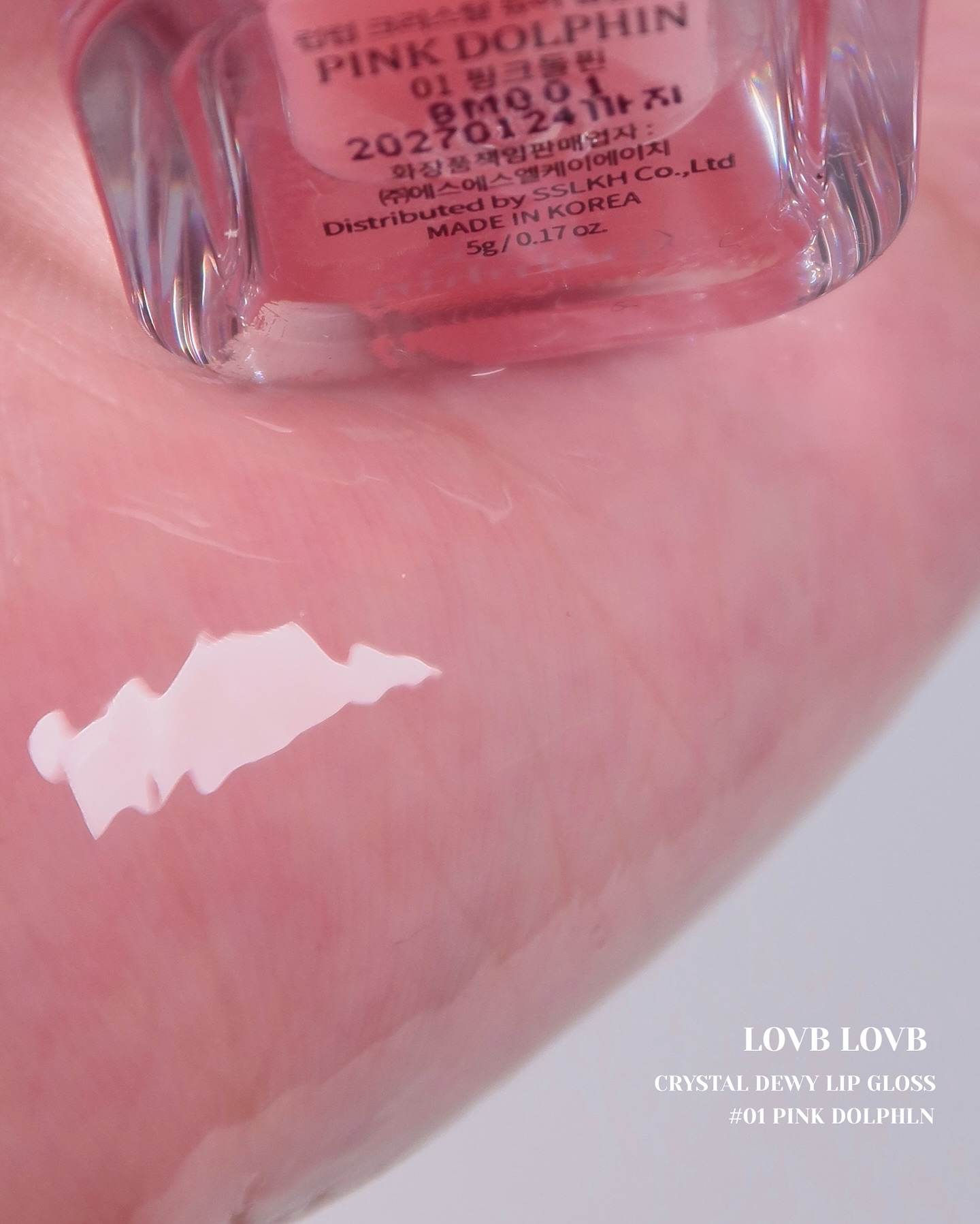 クリスタルデューイーリップグロス/LOVB LOVB/リップグロスを使ったクチコミ（2枚目）