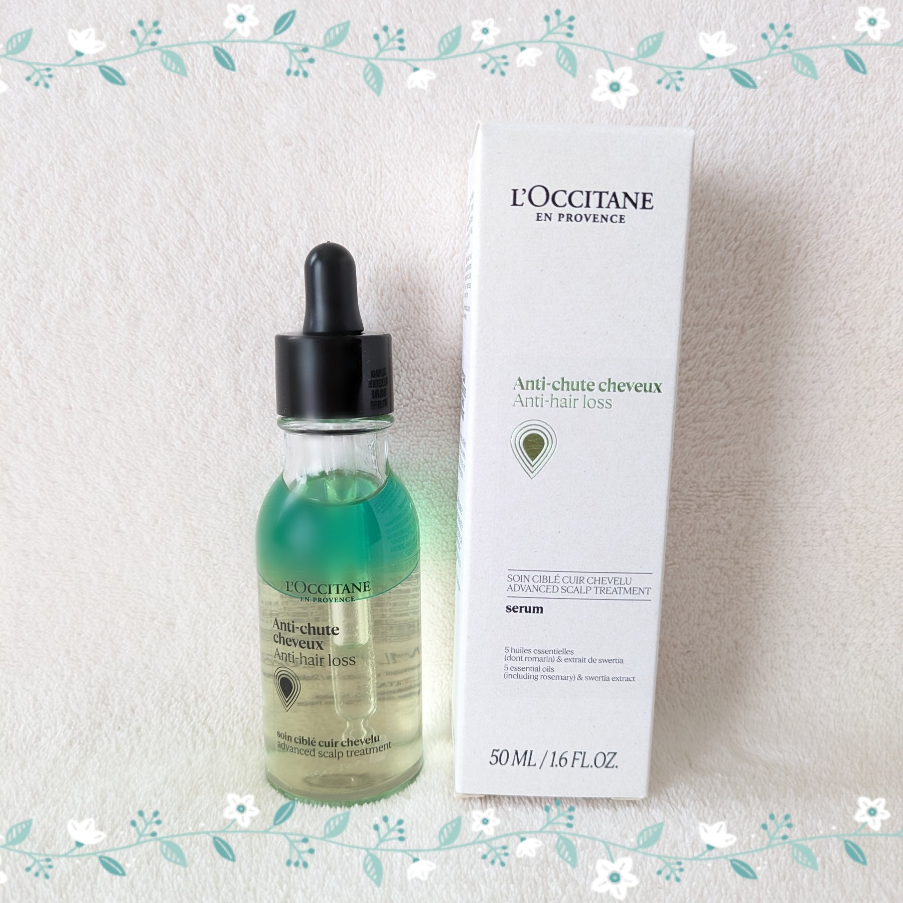 薬用 メディカル アンチヘアロスセラム/L'OCCITANE/頭皮ローションを使ったクチコミ（1枚目）