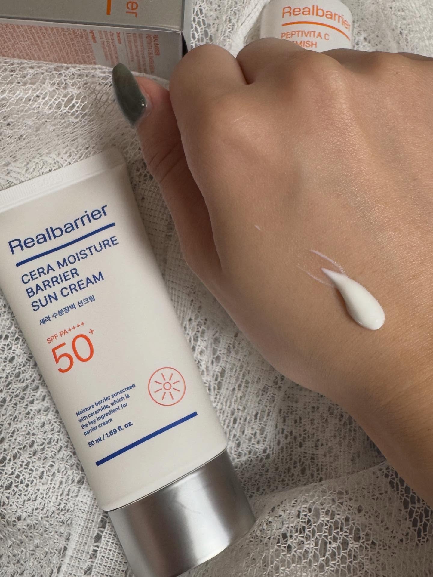 セラ水分バリア日焼け止め/Real Barrier/日焼け止めクリームを使ったクチコミ（3枚目）