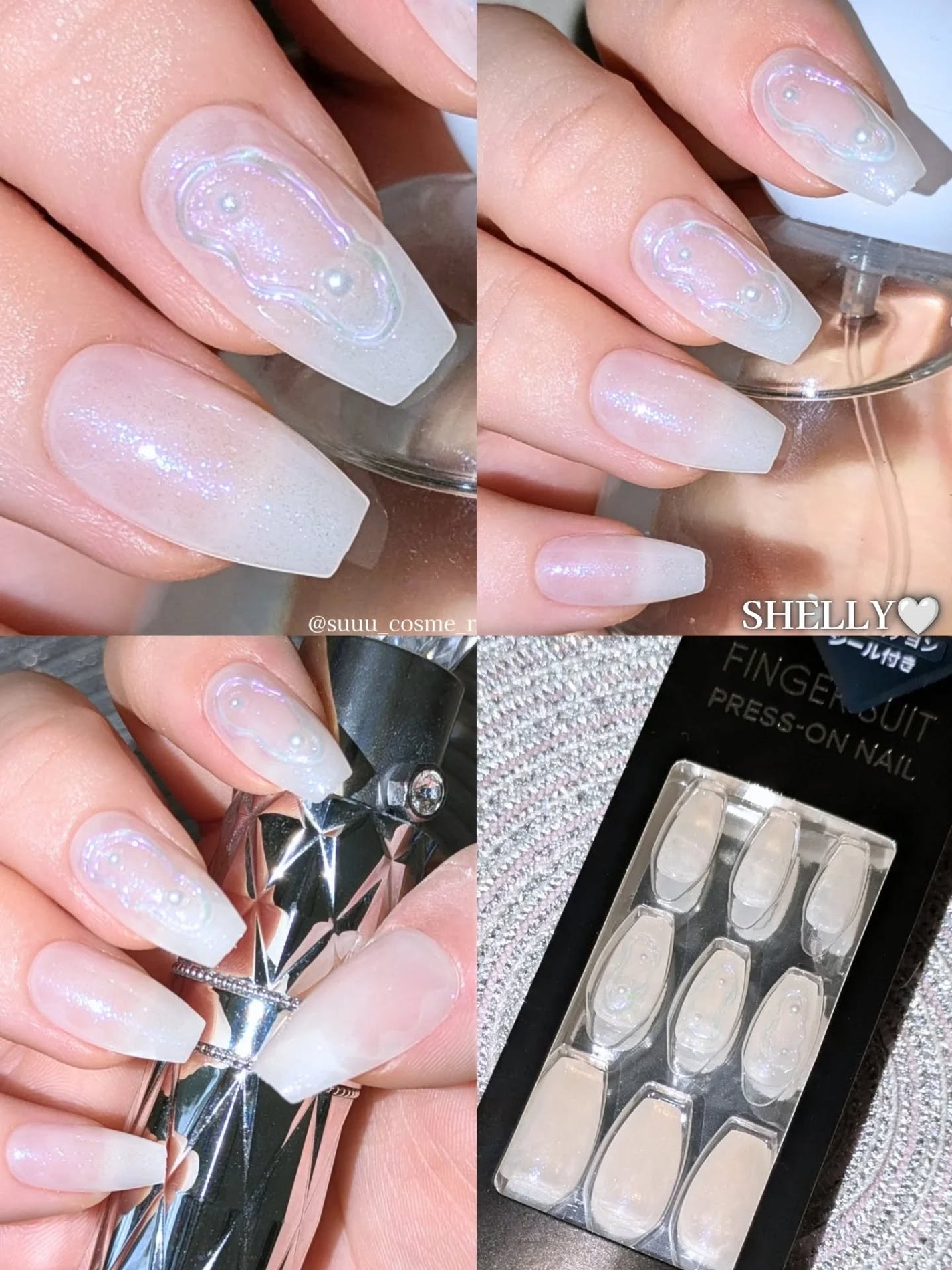 ネイルチップ(シールタイプ)/FINGER SUIT/ネイルチップ・パーツを使ったクチコミ(3枚目)