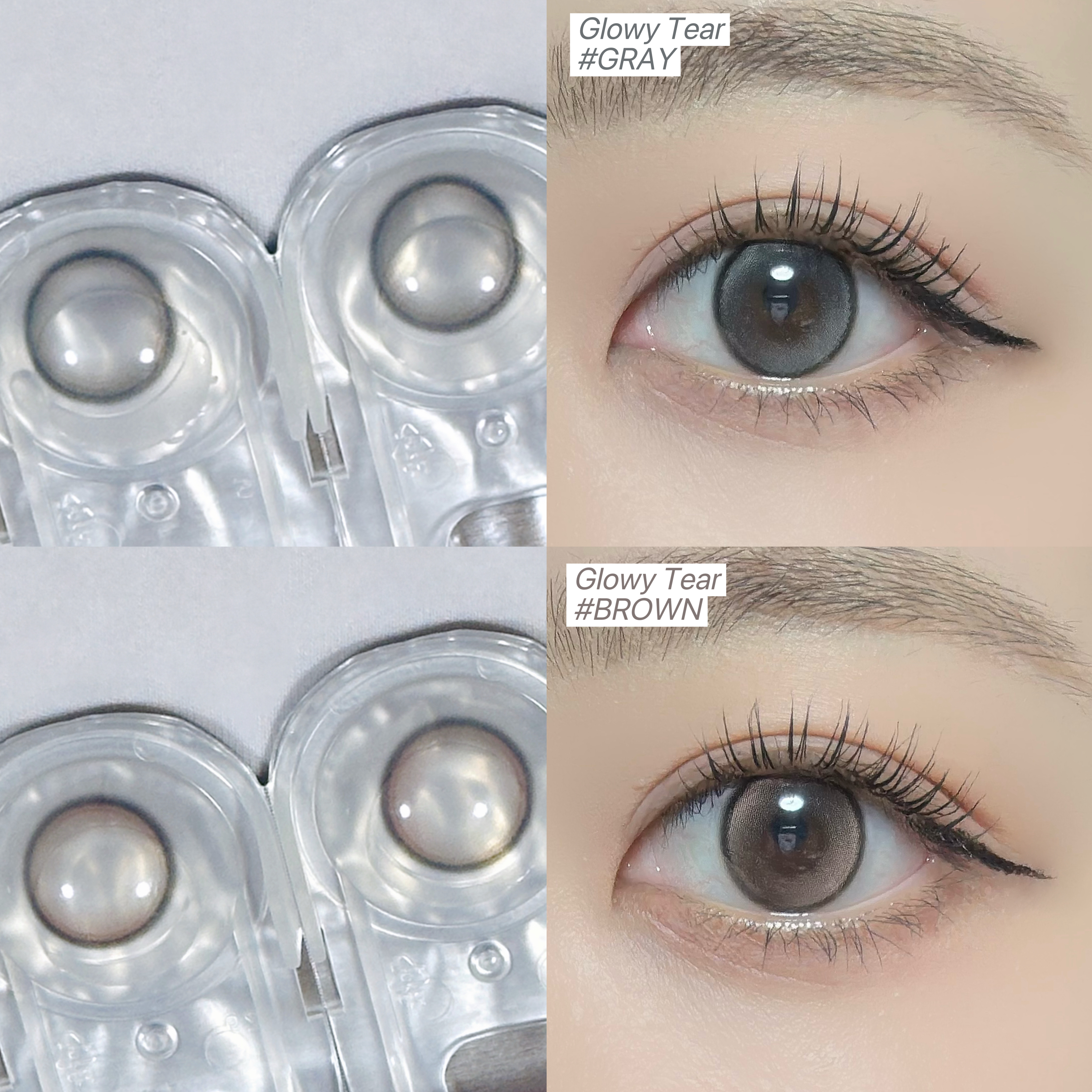 Glowy Tear 1day/OLENS/ワンデー（１DAY）カラコンを使ったクチコミ（2枚目）