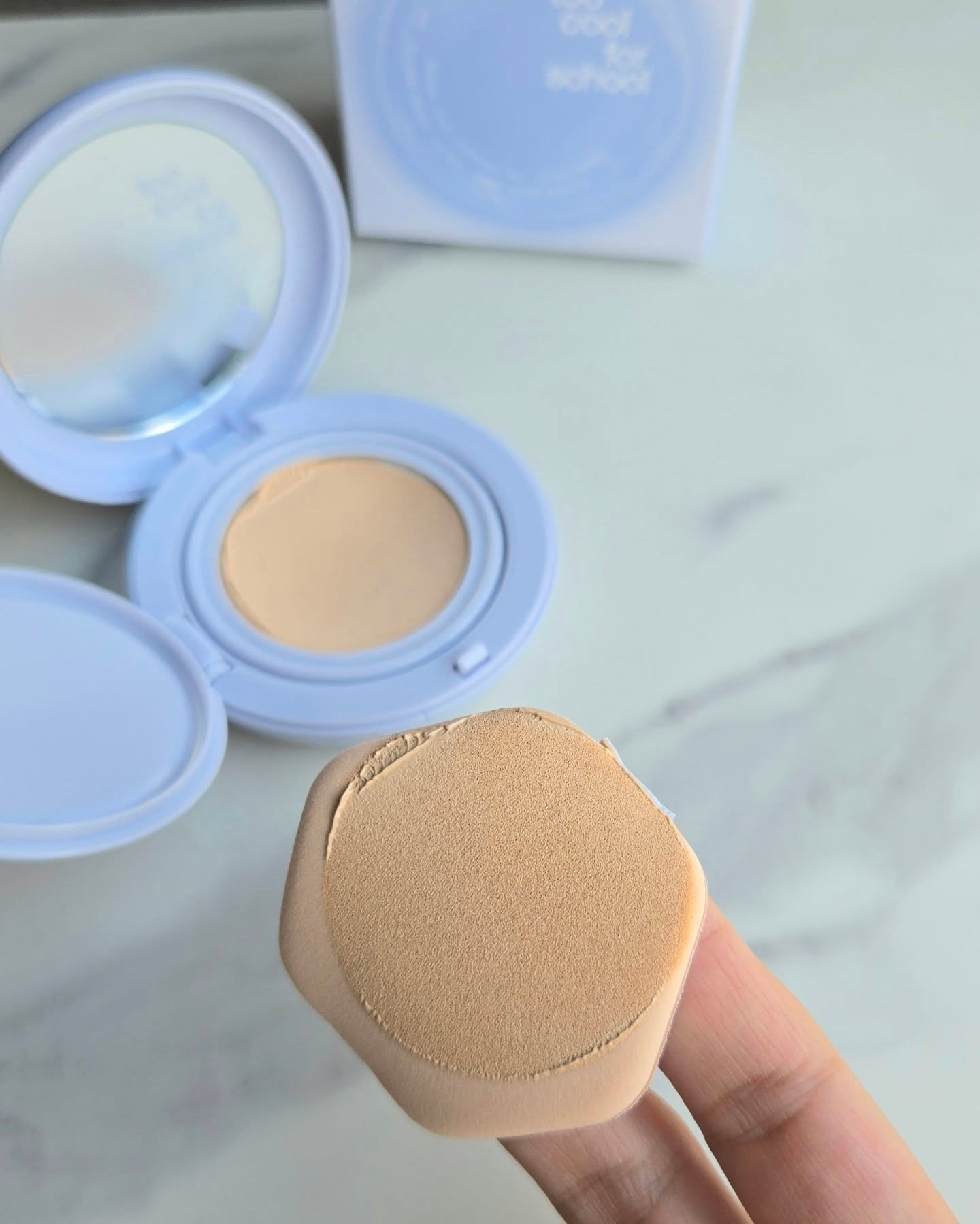 エアーフィットクッション/too cool for school/クッションファンデーションを使ったクチコミ（3枚目）