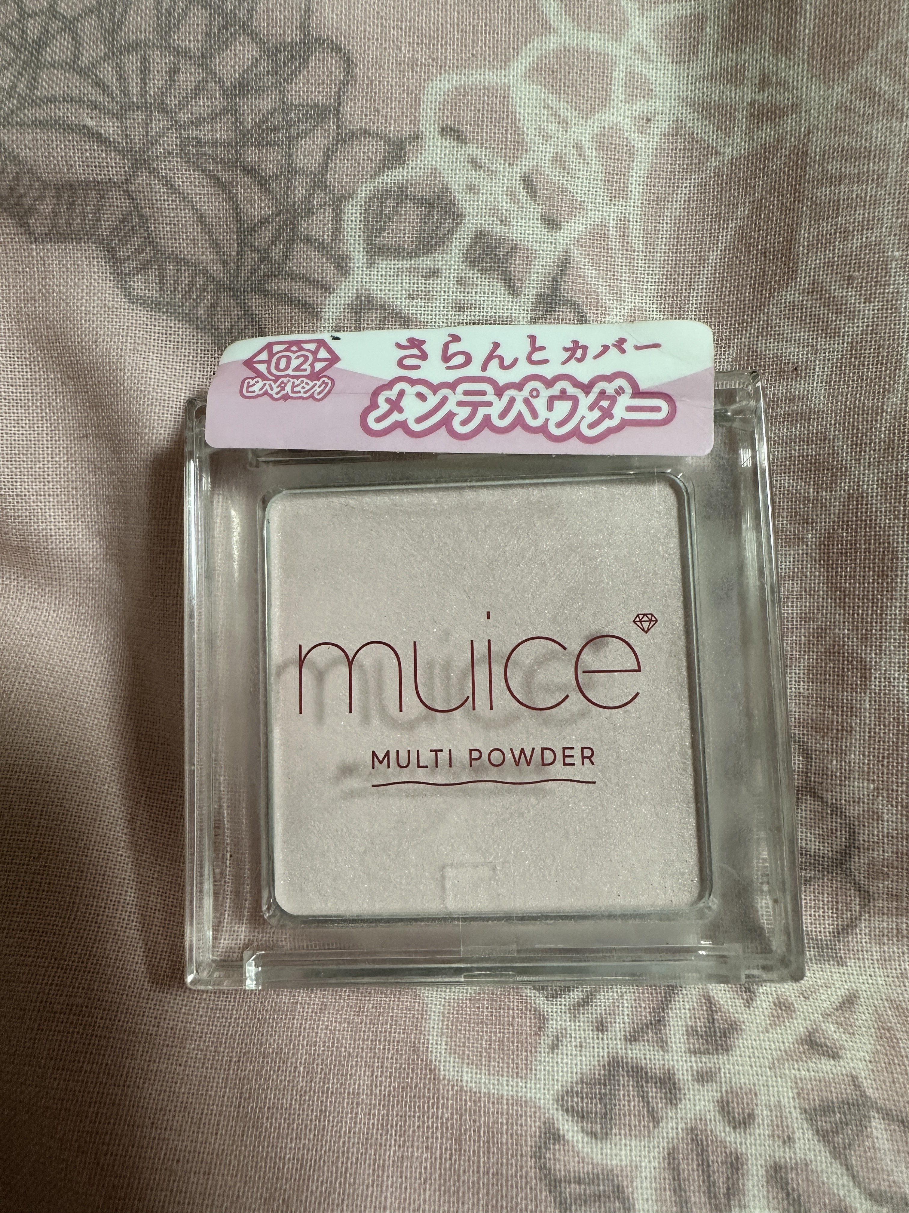 スポットメンテパウダー/muice/プレストパウダーを使ったクチコミ（1枚目）