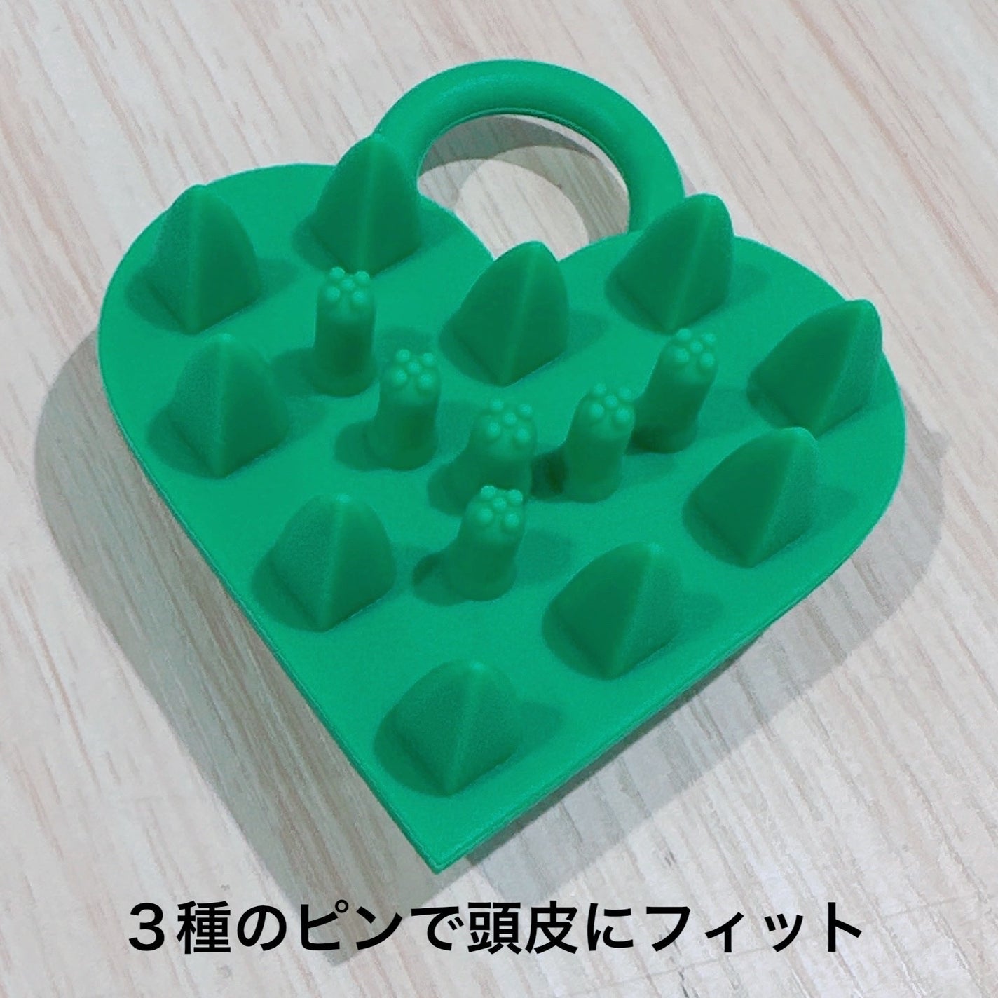 ハートロック スカルプブラシ/SINN PURETÉ/スカルプブラシを使ったクチコミ(2枚目)