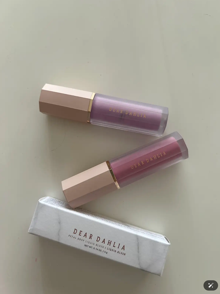 ペタルドロップリキッドブラッシャー/DEAR DAHLIA/リキッドチークを使ったクチコミ(1枚目)