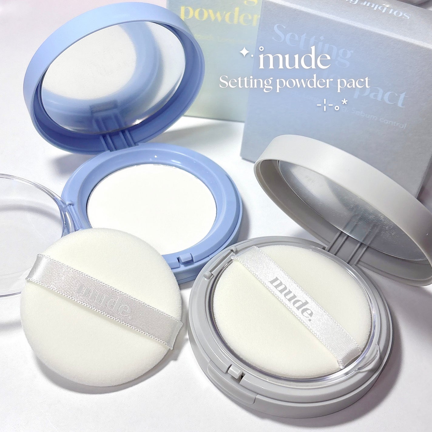 ミュードセッティングパウダーパクト/mude/プレストパウダーを使ったクチコミ(1枚目)