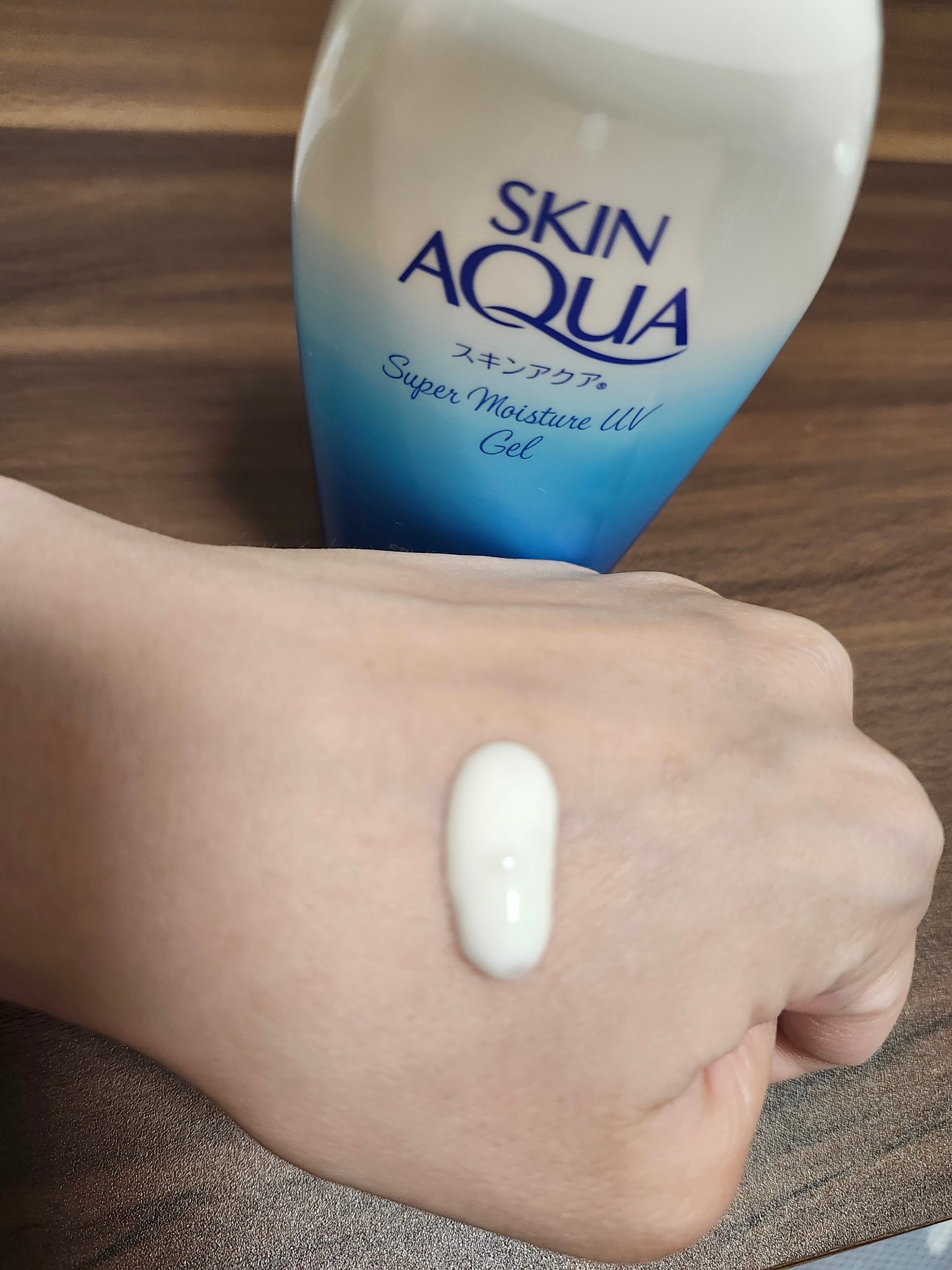 スキンアクア スーパーモイスチャージェル/スキンアクア/日焼け止めジェルを使ったクチコミ（3枚目）