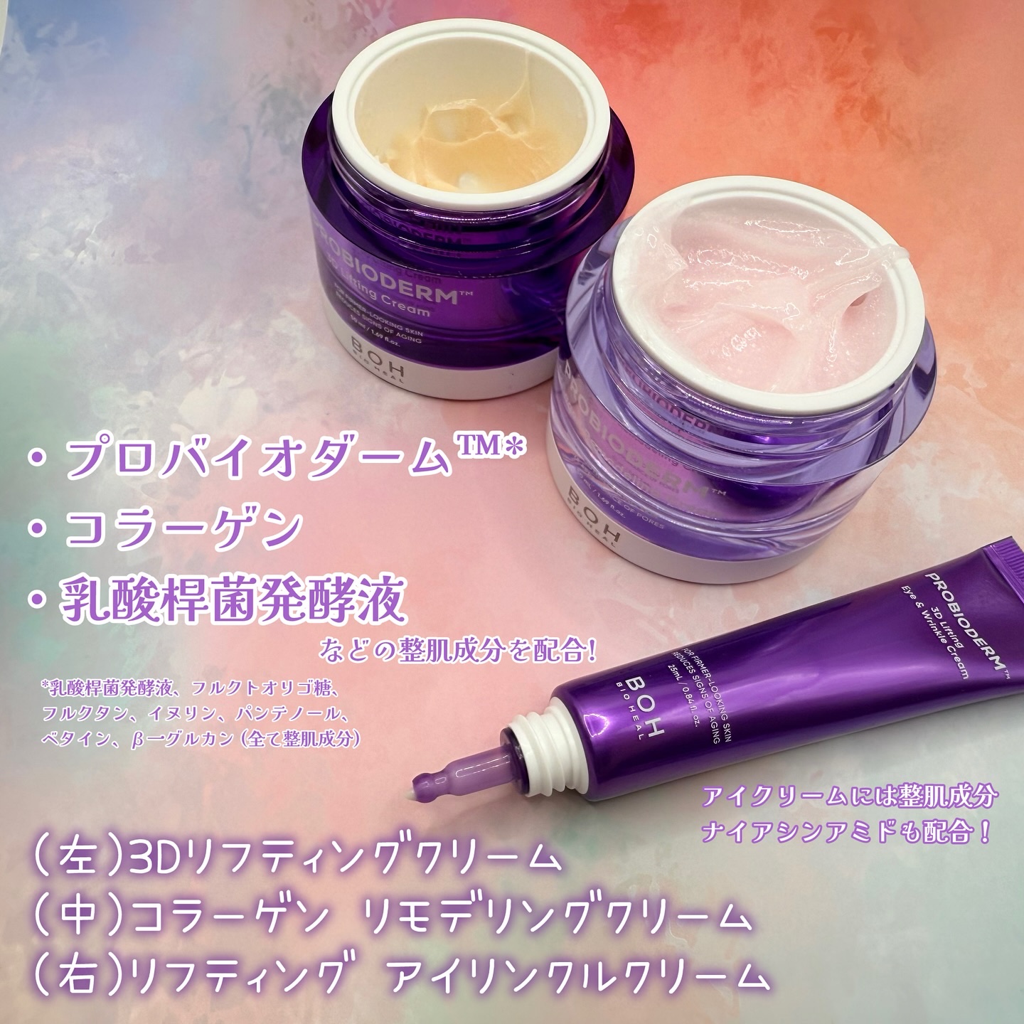 プロバイオダーム リフティング アイリンクルクリーム/BIOHEAL BOH/アイケア・アイクリームを使ったクチコミ（2枚目）