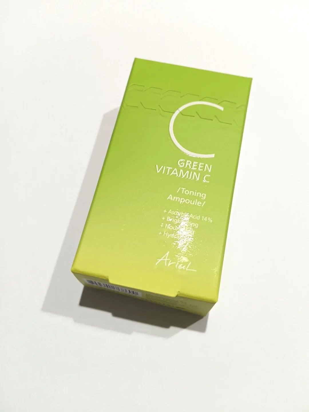 アリウル グリーンビタミンC トーニングセラム(アンプル)/Ariul/美容液を使ったクチコミ(5枚目)