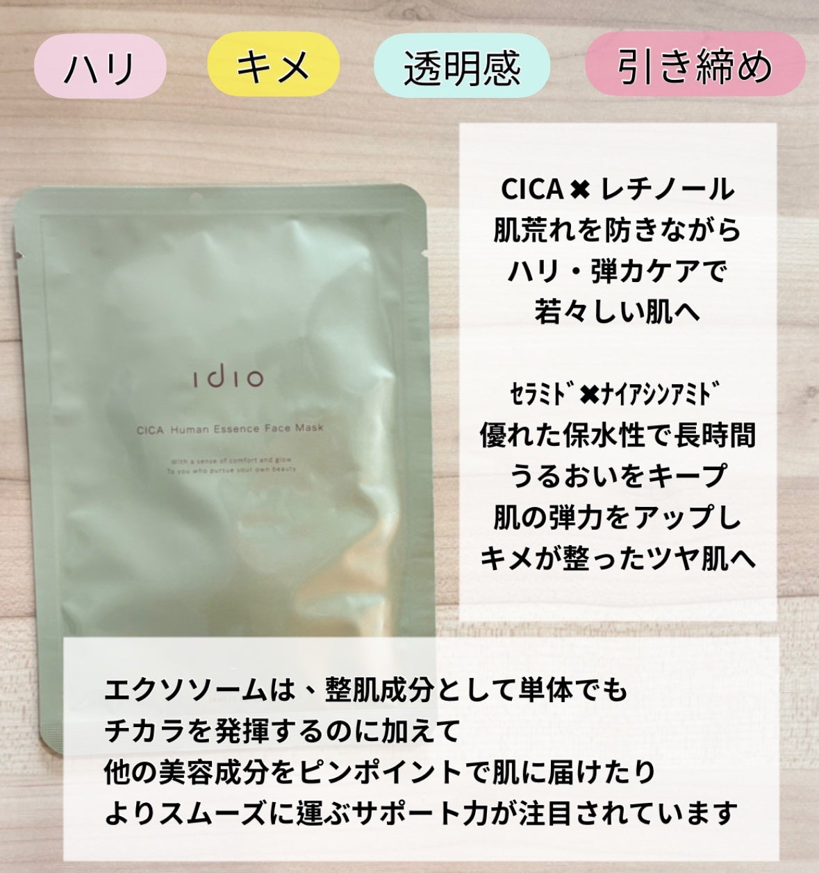 ヒト幹細胞フェイスマスク/idio/シートマスク・パックを使ったクチコミ(2枚目)