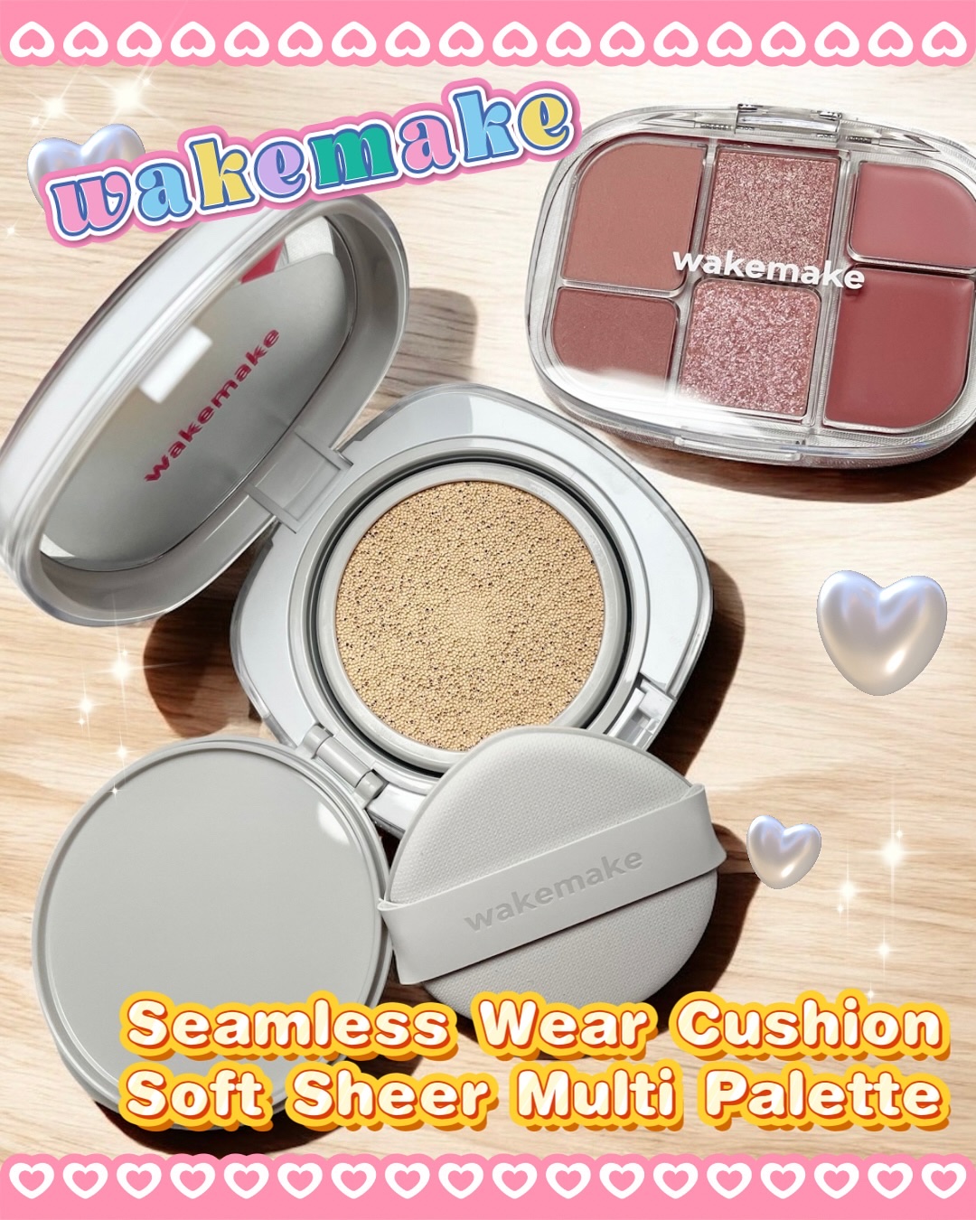 ꔛ‬ෆ その他の投稿🐰@a_popn_life

𝐰𝐚𝐤𝐞𝐦𝐚𝐤𝐞

シームレスウェアクッション
ソフトシアーマルチパレット

ꔛ‬ෆ

韓国ビューティーブランド【wakemake】様より
軽やかな使用感が特徴の、
セミマ