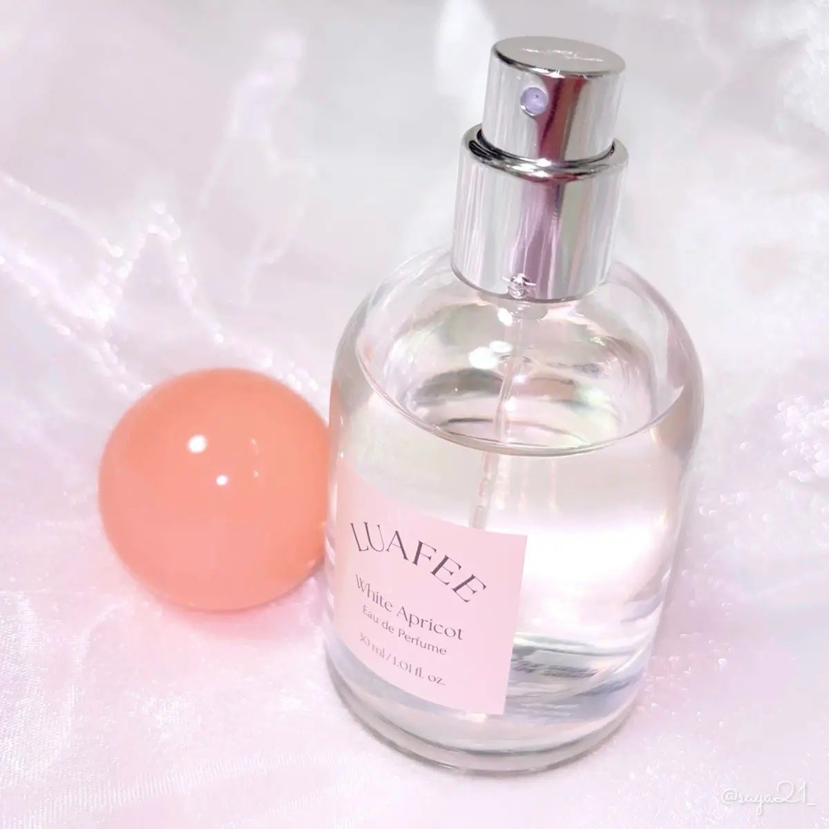 ソリッド パフューム ホワイトアプリコット/LUAFEE/練り香水を使ったクチコミ(2枚目)