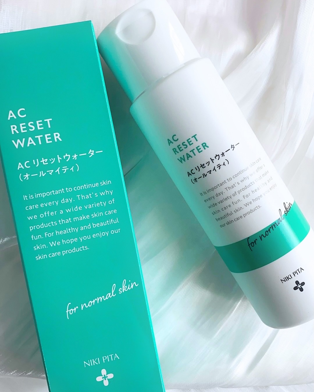 AC リセットウォーター/NIKI PITA/拭き取り化粧水を使ったクチコミ（1枚目）