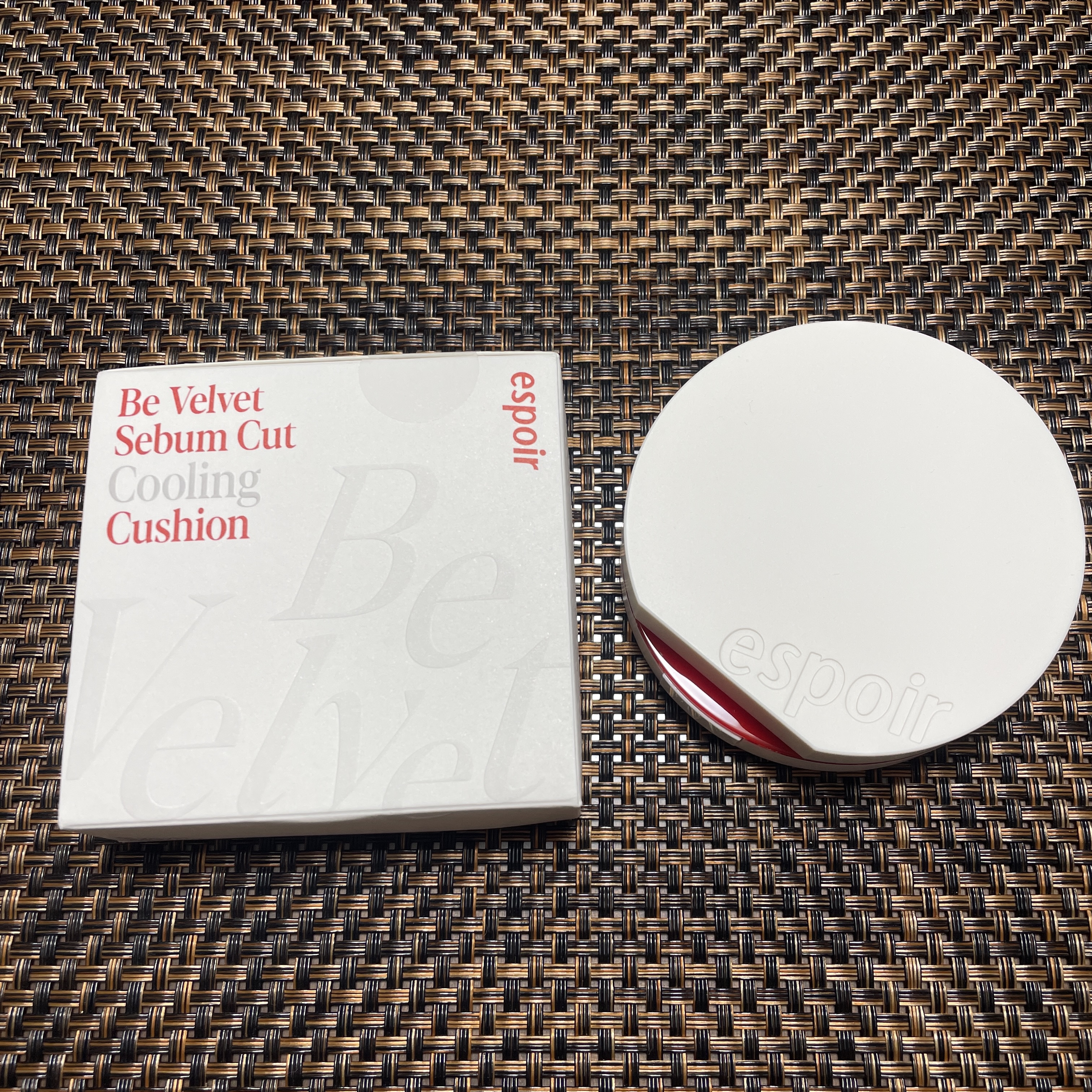 ビーベルベット セバムカットクッション/espoir/プレストパウダーを使ったクチコミ（1枚目）