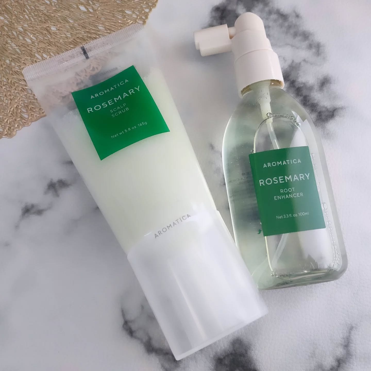 ローズマリー スカルプ スクラブ/AROMATICA/ヘッドスクラブを使ったクチコミ（2枚目）