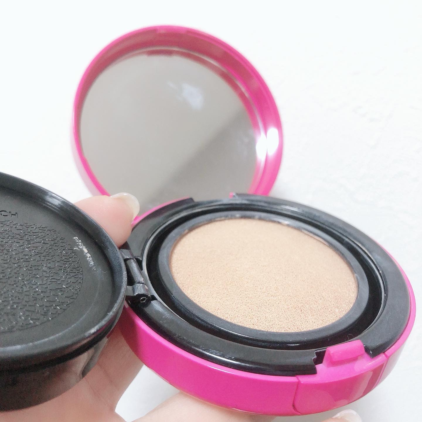 ジョンセンムル スキンヌーダーロングウェアクッション/JUNG SAEM MOOL/クッションファンデーションを使ったクチコミ（3枚目）