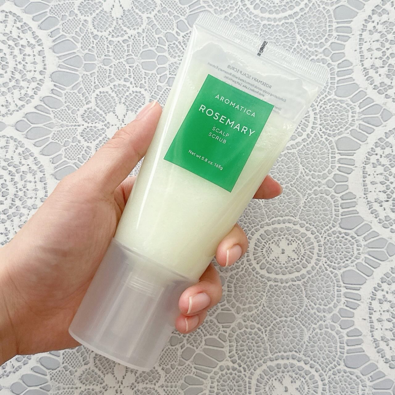 ローズマリー スカルプ スクラブ/AROMATICA/ヘッドスクラブを使ったクチコミ（2枚目）