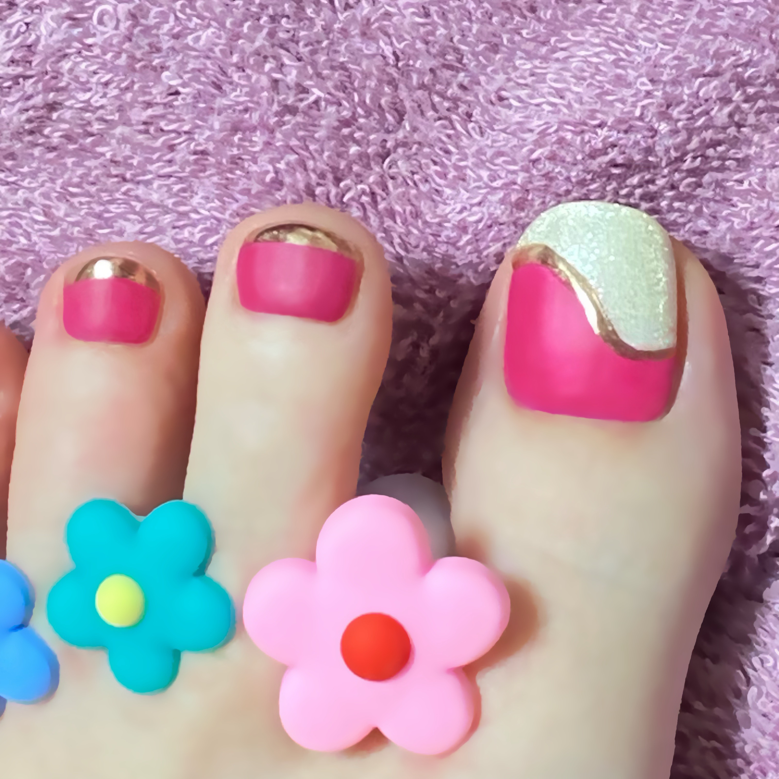 ジェルネイル（ライト対応）/セリア/ジェルネイルを使ったクチコミ（1枚目）