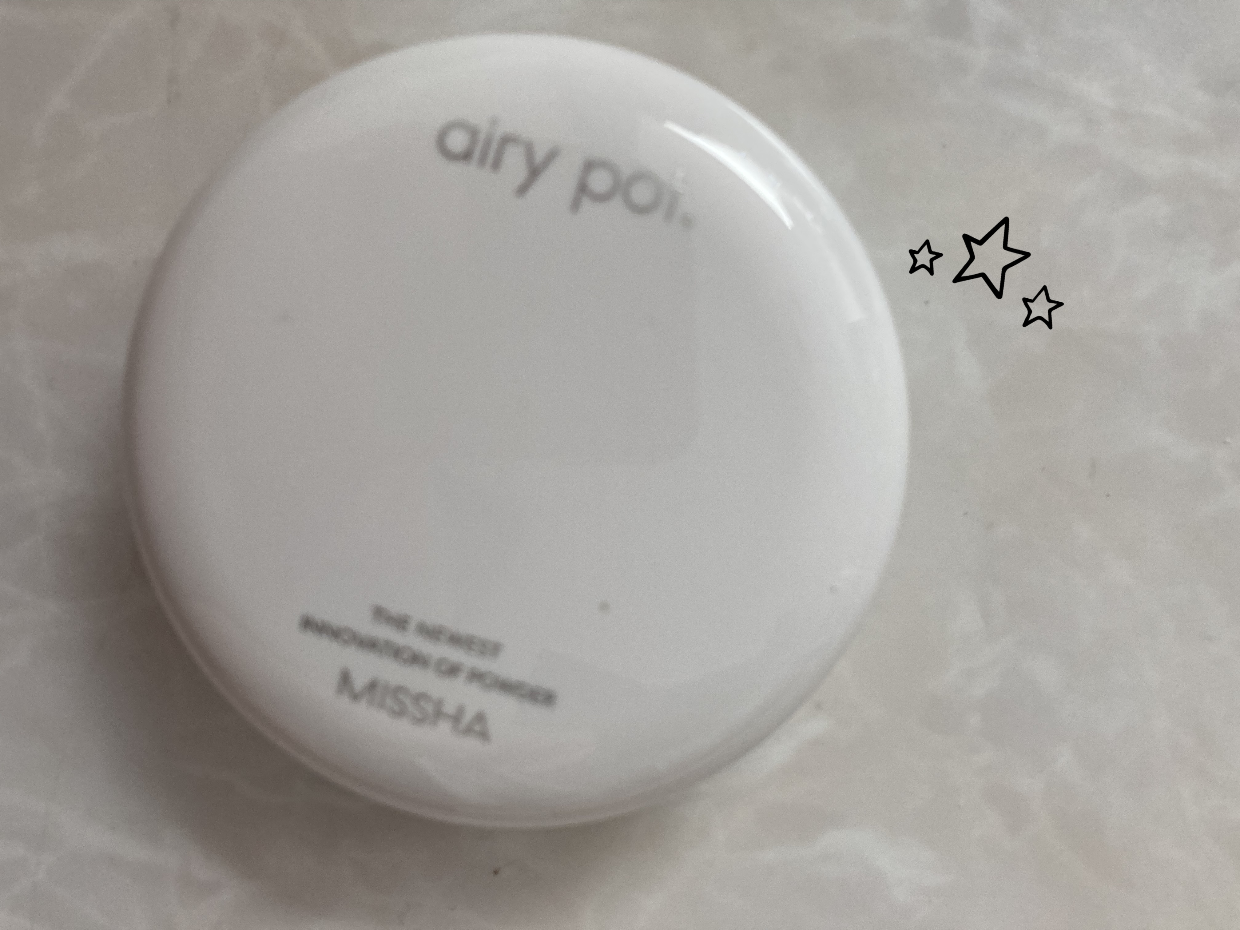 エアリーポット プレストパウダー/MISSHA/プレストパウダーを使ったクチコミ（1枚目）