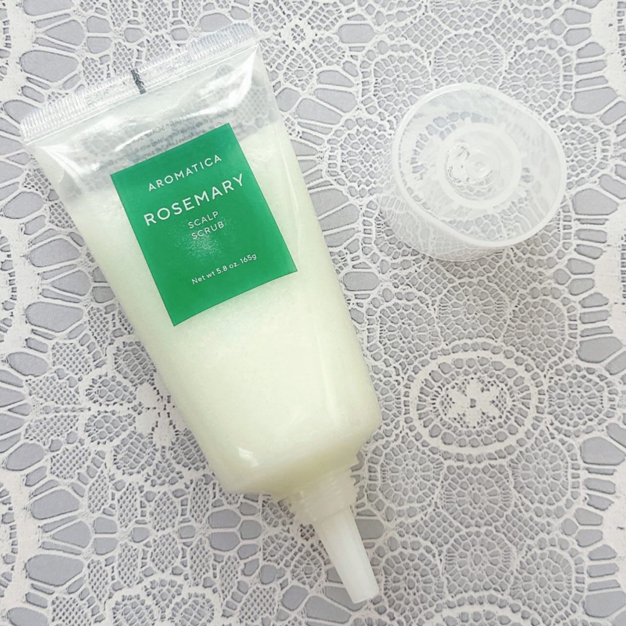 ローズマリー スカルプ スクラブ/AROMATICA/ヘッドスクラブを使ったクチコミ（3枚目）