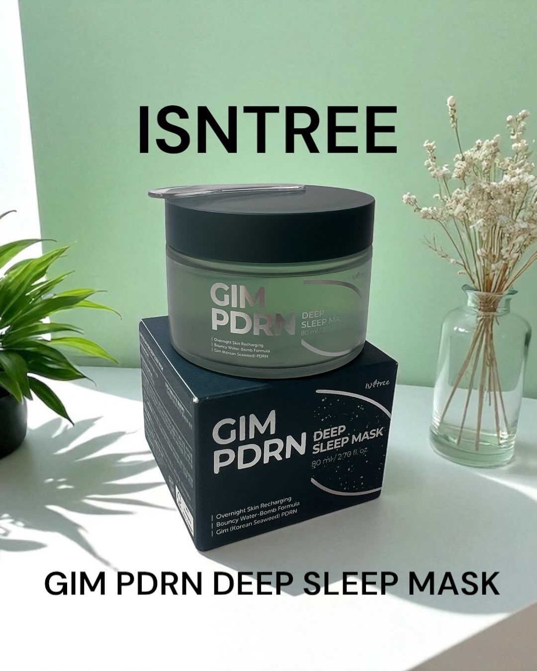 海苔PDRNディープスリープマスク/Isntree/オールインワン化粧品を使ったクチコミ（1枚目）