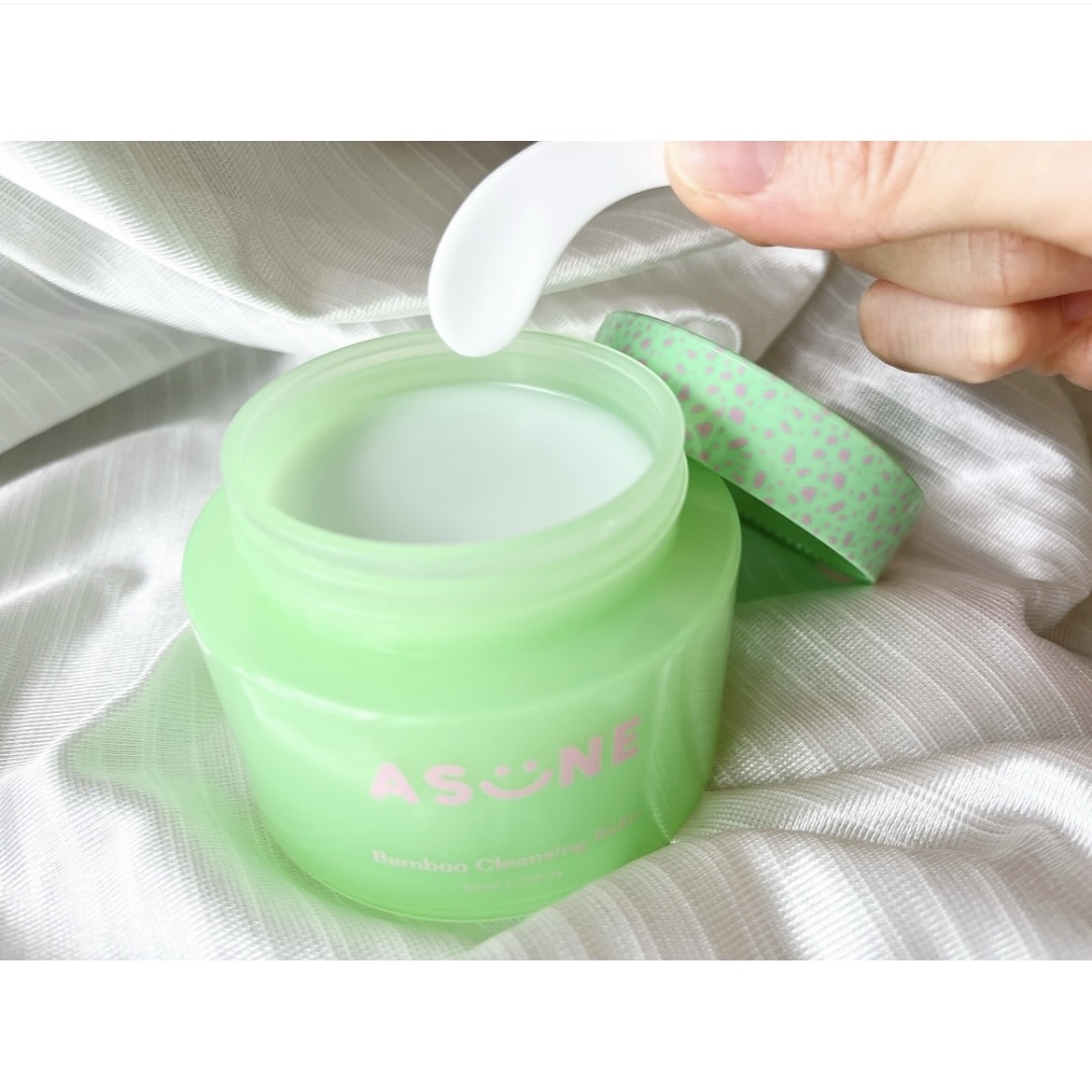 バンブークレンジングバーム/ASUNE /クレンジングバームを使ったクチコミ（2枚目）