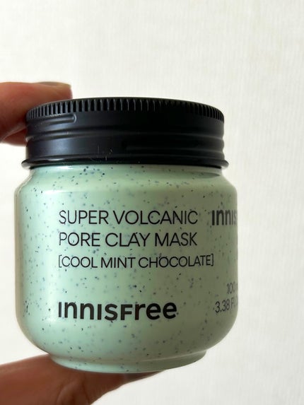 スーパーヴォルカニック ポア クレイマスク クールミントチョコレート/innisfree/洗い流すパック・マスクを使ったクチコミ(1枚目)