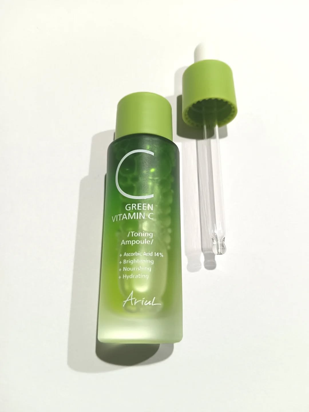 アリウル グリーンビタミンC トーニングセラム(アンプル)/Ariul/美容液を使ったクチコミ(4枚目)